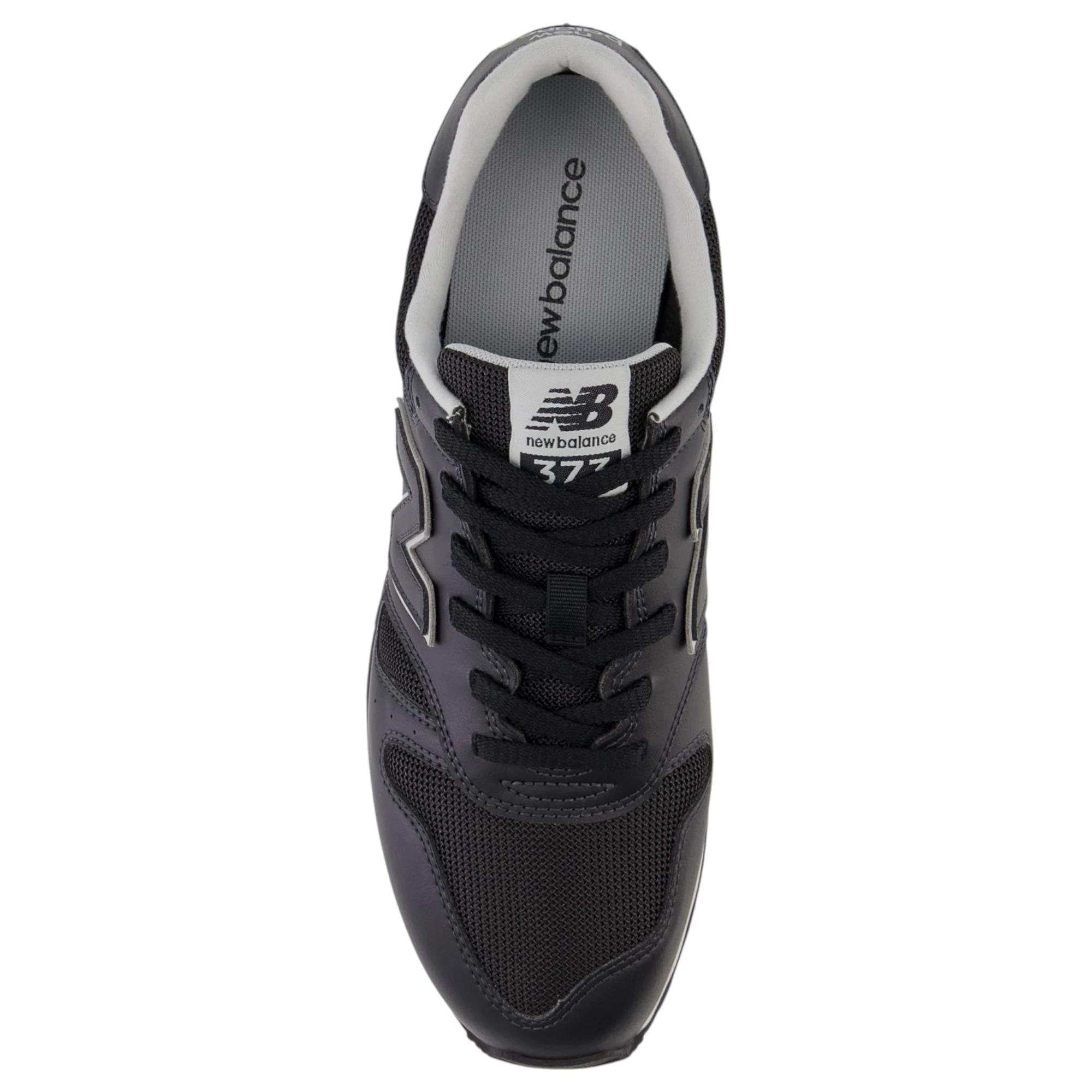 3 New Balance Men 373 Black/ White Athletic Shoes BLACK/WHITE, 3 of 5