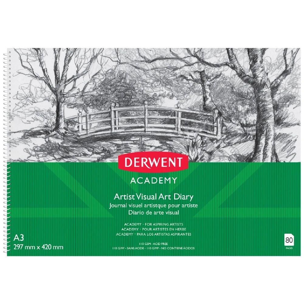 1 Derwent Academy A3 Board Visual Diary Landscape, 1 of 4