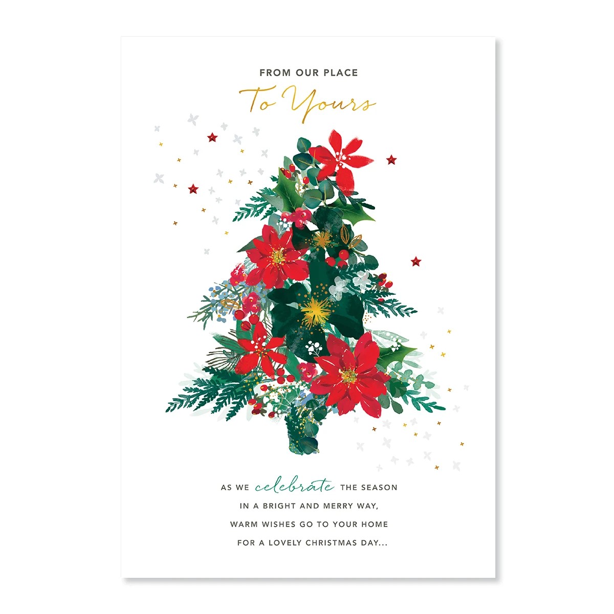 3 Hallmark Christmas Card - House Tree, 3 of 3