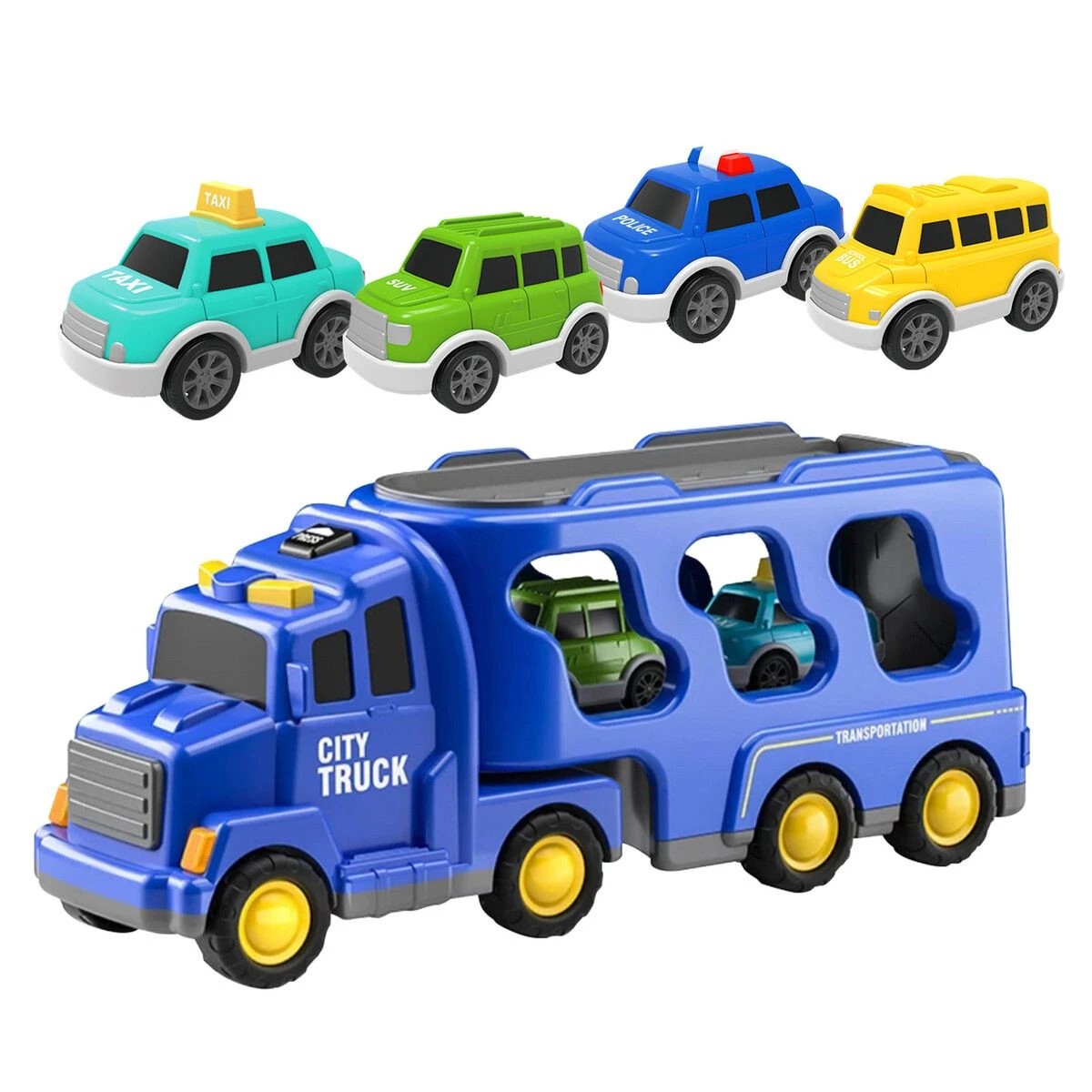 5 AUSWAY Cars Toys Carriers Trailer Transport Storage Truck, 5 of 5