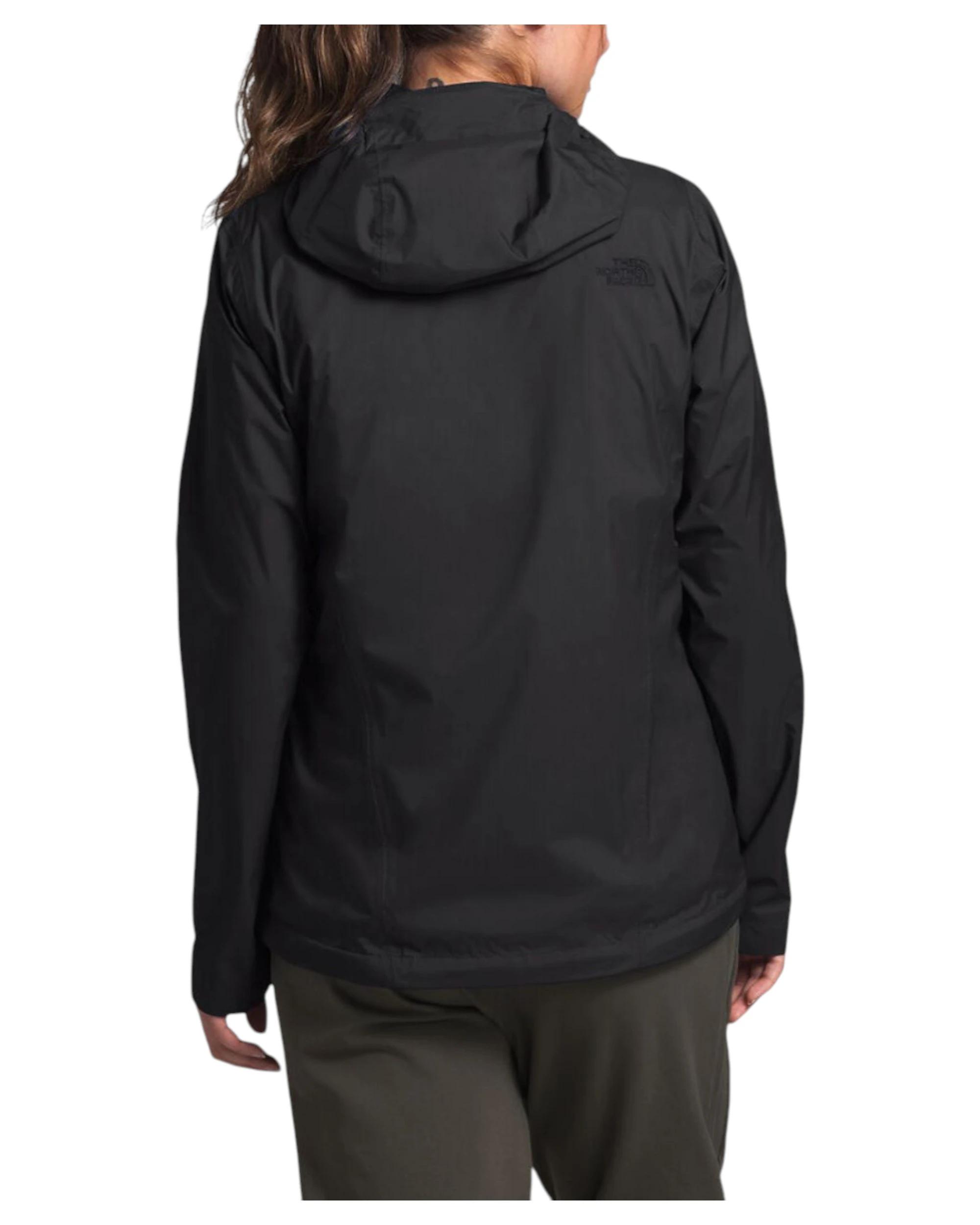 4 The North Face Womens Venture 2 Rain Waterproof Black Jacket BLACK, 4 of 5