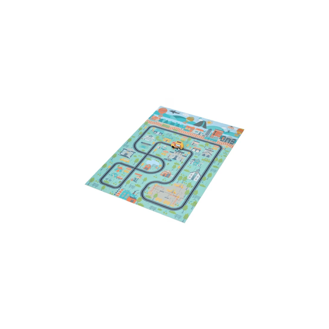 3 30 Piece Urban Jungle Car Track Playmat Puzzle, 3 of 8