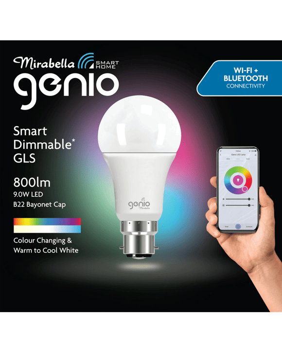 Mirabella Genio Wi-Fi Dimmable 9W LED Bulb