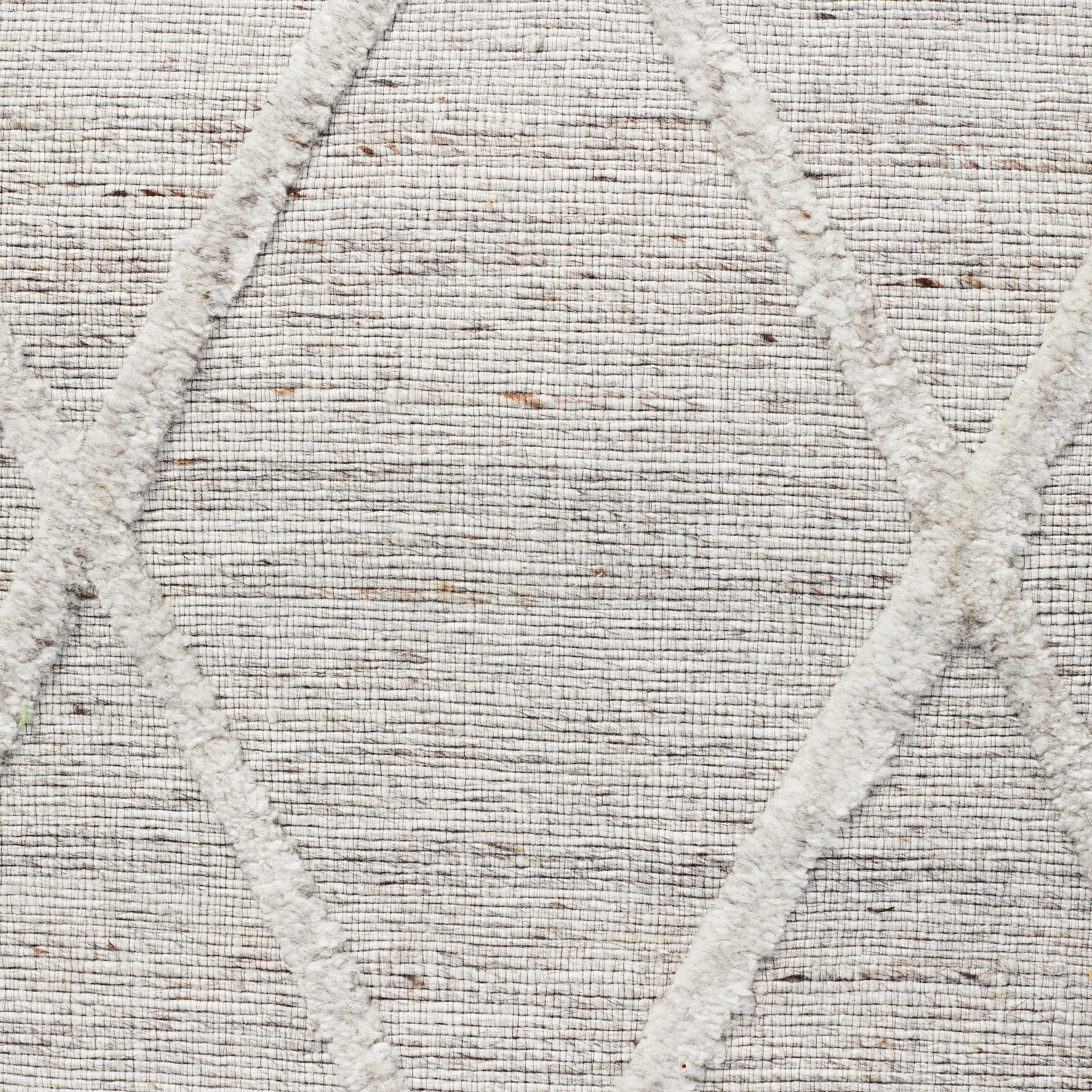 6 Common Ground Rugs Tableau 5051 320x230cm - Extra Large Hand Loomed Rug - Silver, 6 of 6