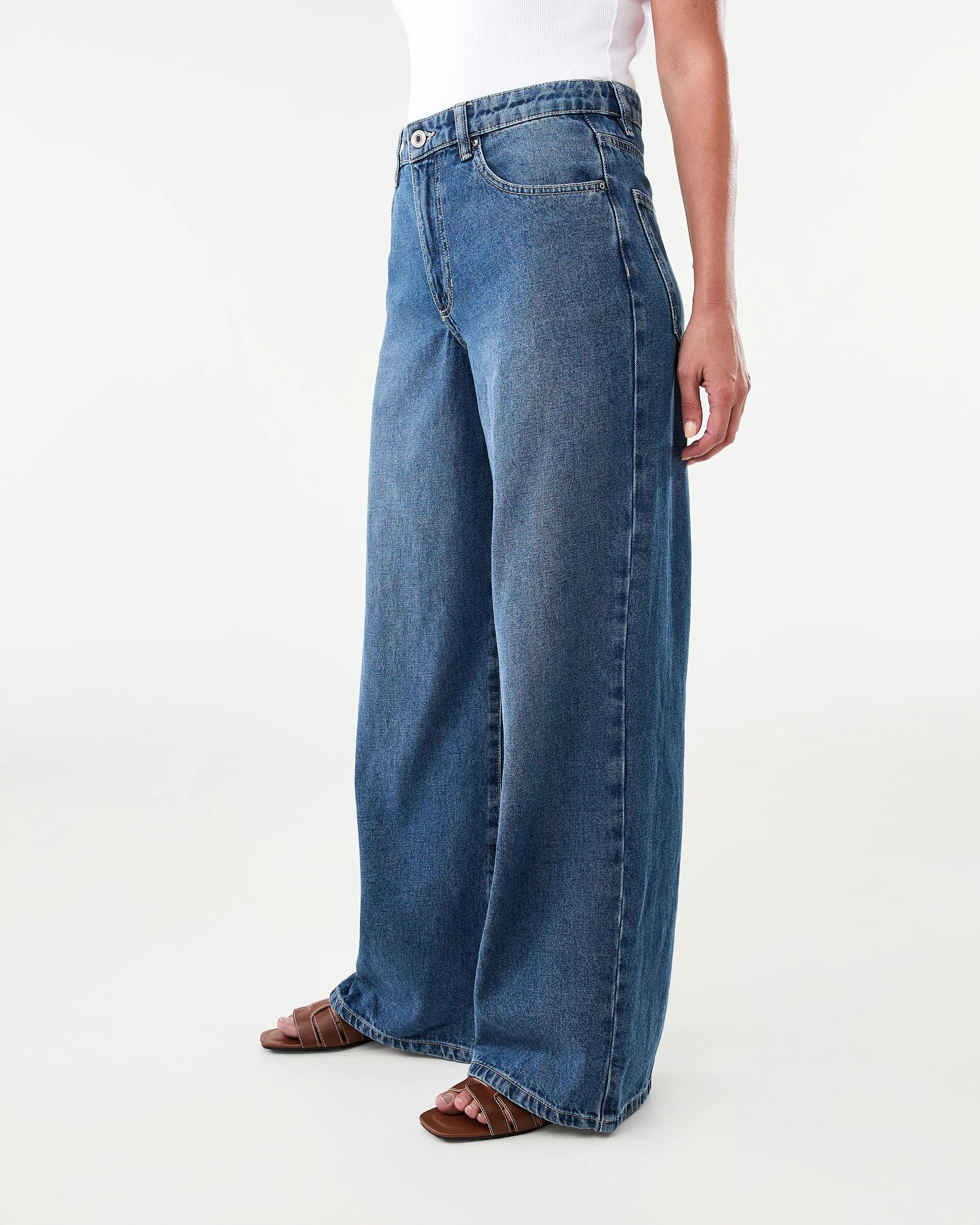 3 Wide Leg Jeans MID WASH, 3 of 9