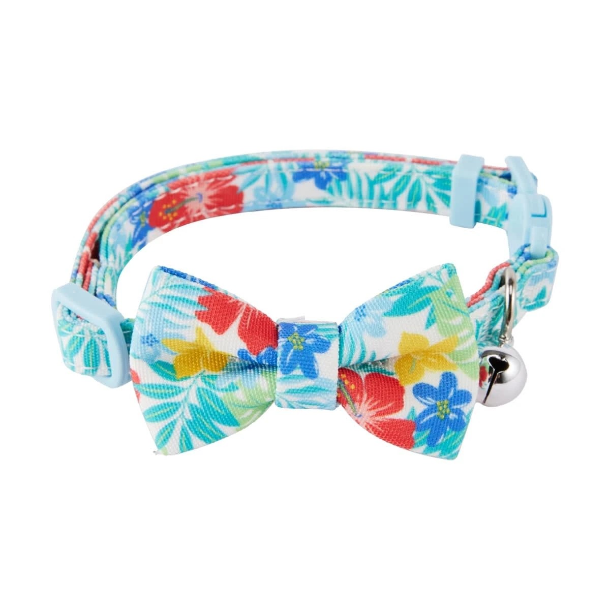 1 Cat Collar - Bow Tie, Tropical Print, 1 of 6