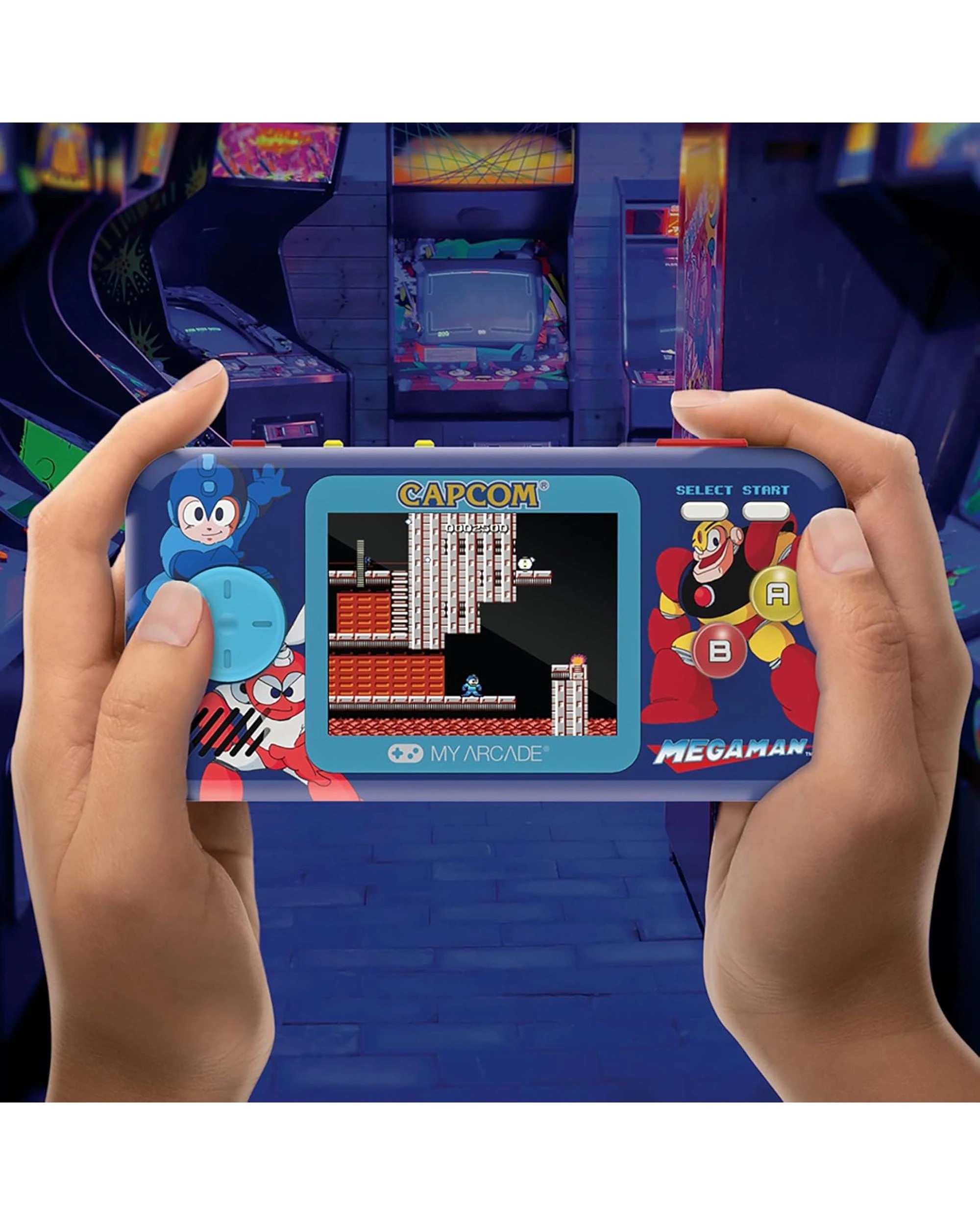 5 My Arcade Mega Man Pocket Player Pro + Travel Case, 5 of 6