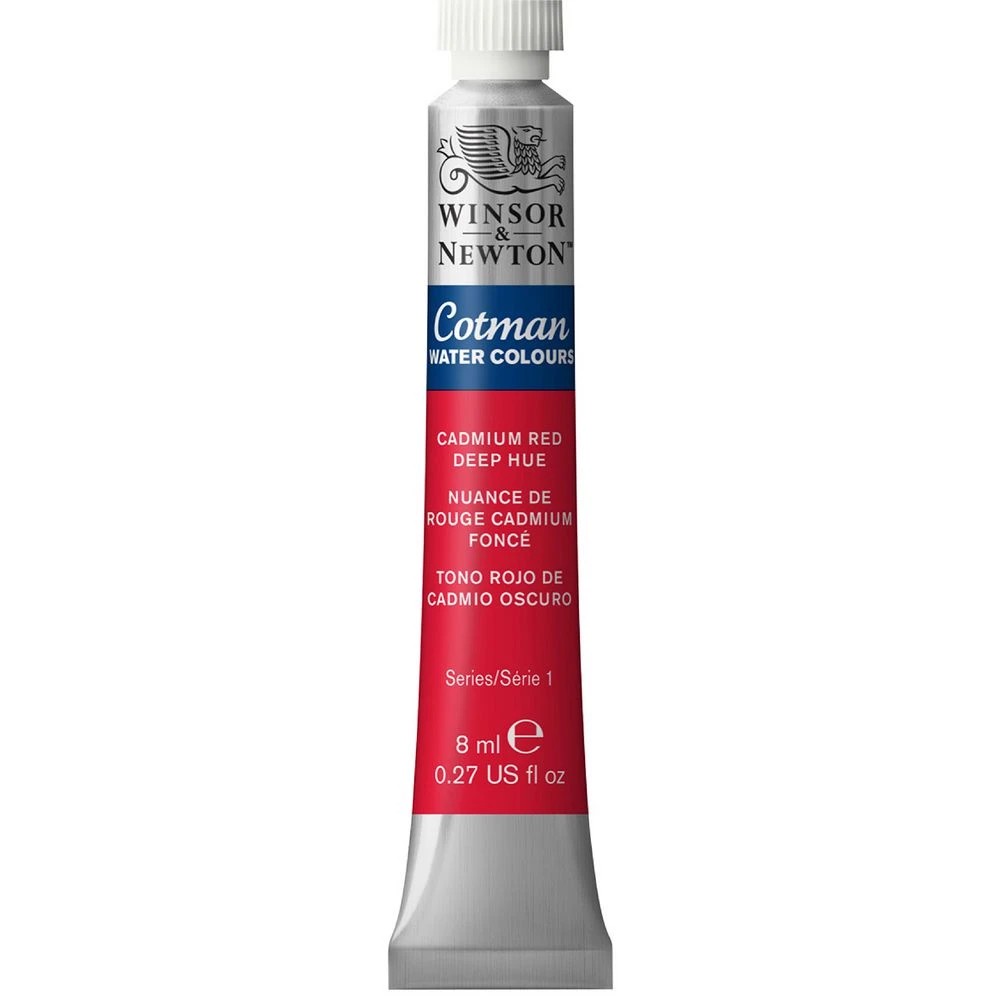 1 Winsor & Newton Cotman Watercolour 8mL Cadmium Red Deep Hue, 1 of 1