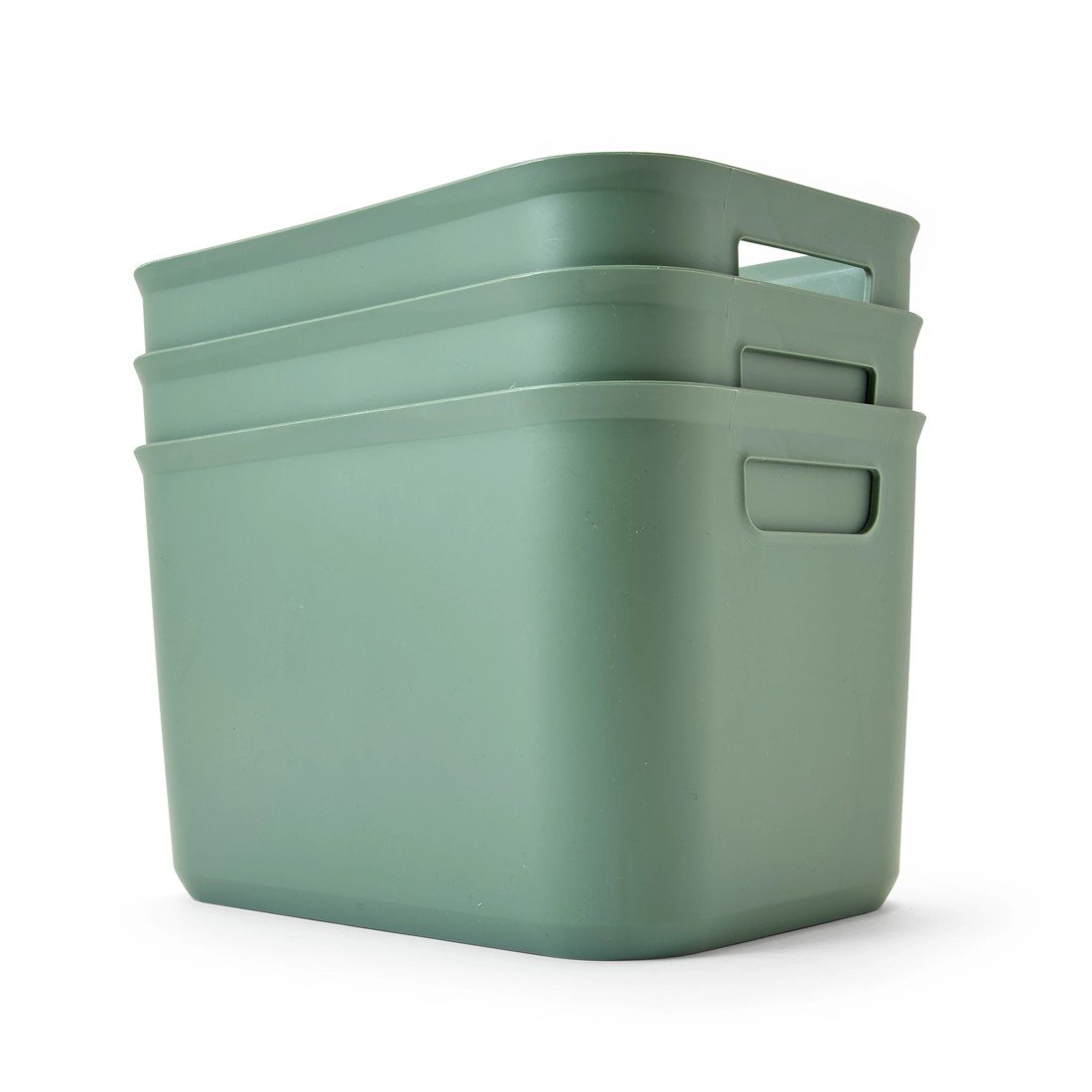 1 3 Pack 5.8L Utile Tubs - Green, 1 of 10