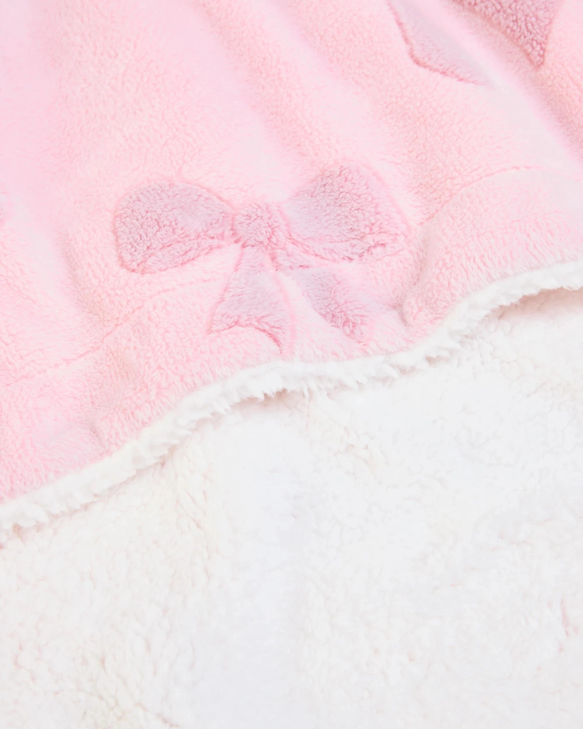 2 Target Becky Bows Kids Super Soft Throw - Queen Bed - Pink, 2 of 3