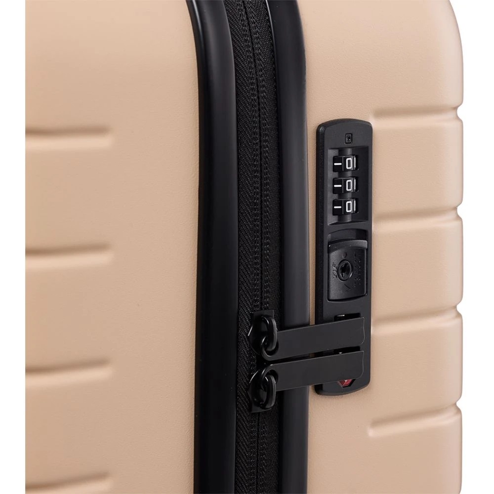 4 Otto On The Go 20" Carry-On Suitcase Tan, 4 of 10