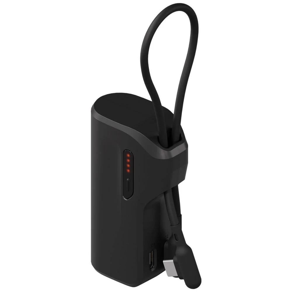 1 Cygnett ThumBoost 5,000mAh Powerbank Onyx Black, 1 of 4