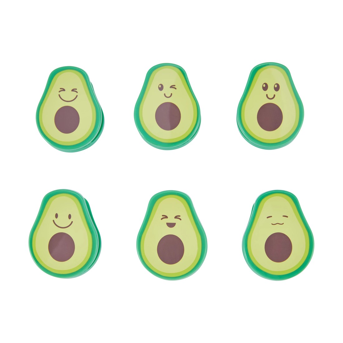 2 6 Pack Avocado Bag Clips, 2 of 3