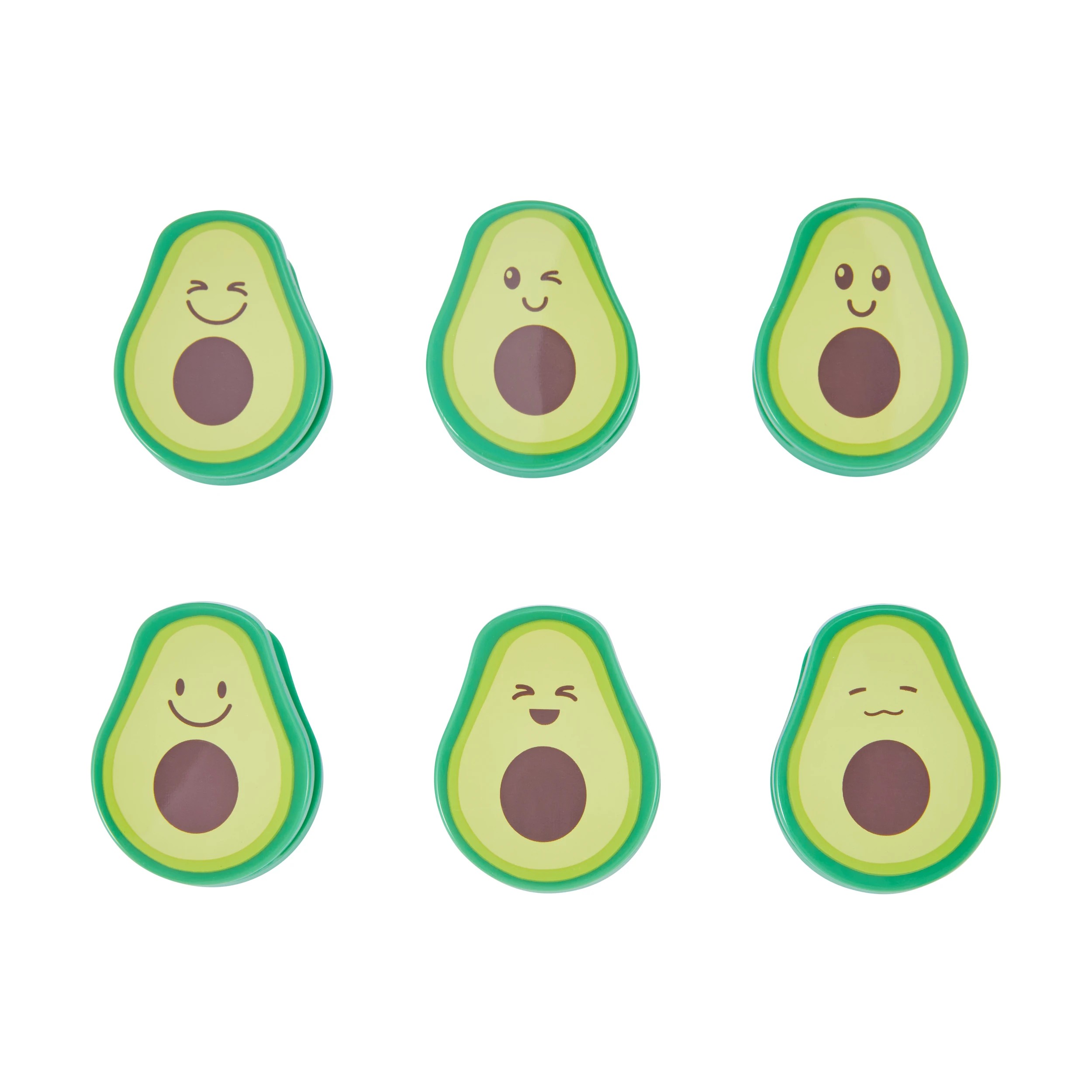 2 6 Pack Avocado Bag Clips, 2 of 3