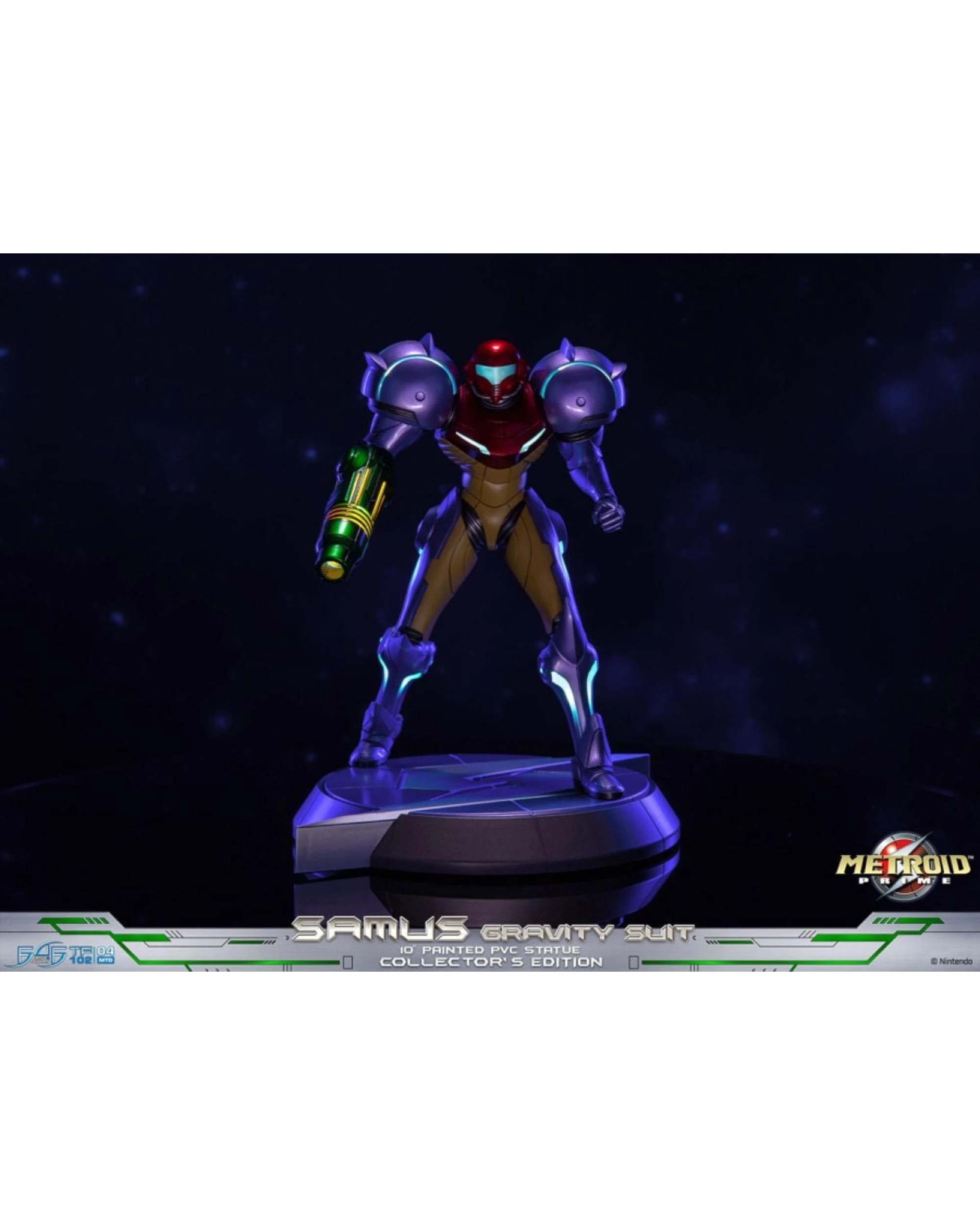 2 Metroid Prime Samus Gravity Suit PVC Statue Collector's Edition, 2 of 10