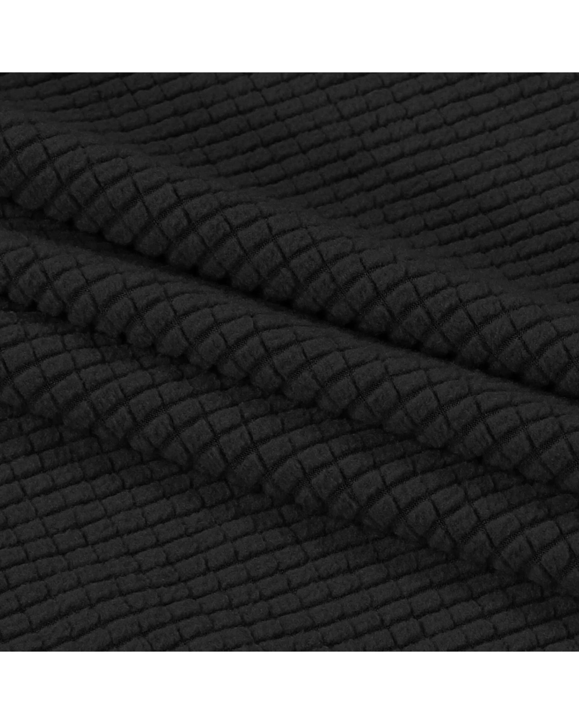 4 Smarcute Stretch Wing Chair Cover Non Slip Jacquard Fabric - Black, 4 of 5