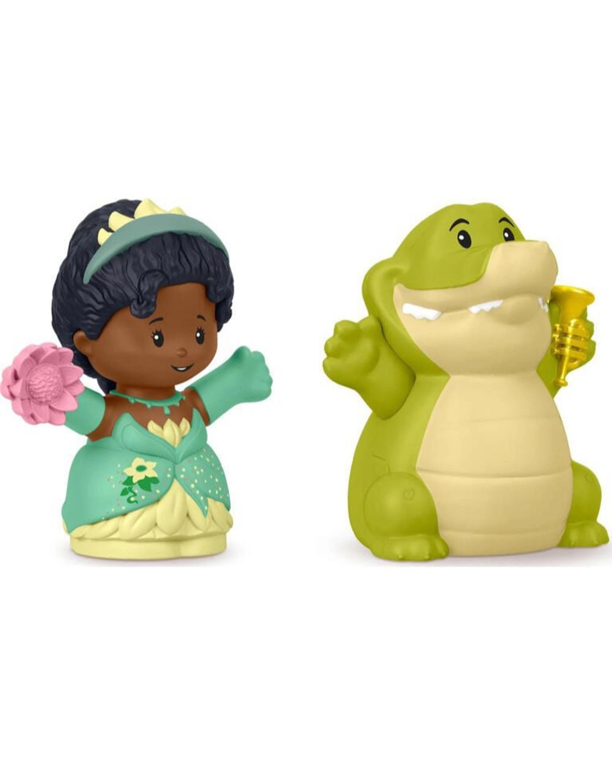 2 Little People Disney Princess Tiana and Louis Figure Set, 2 of 6