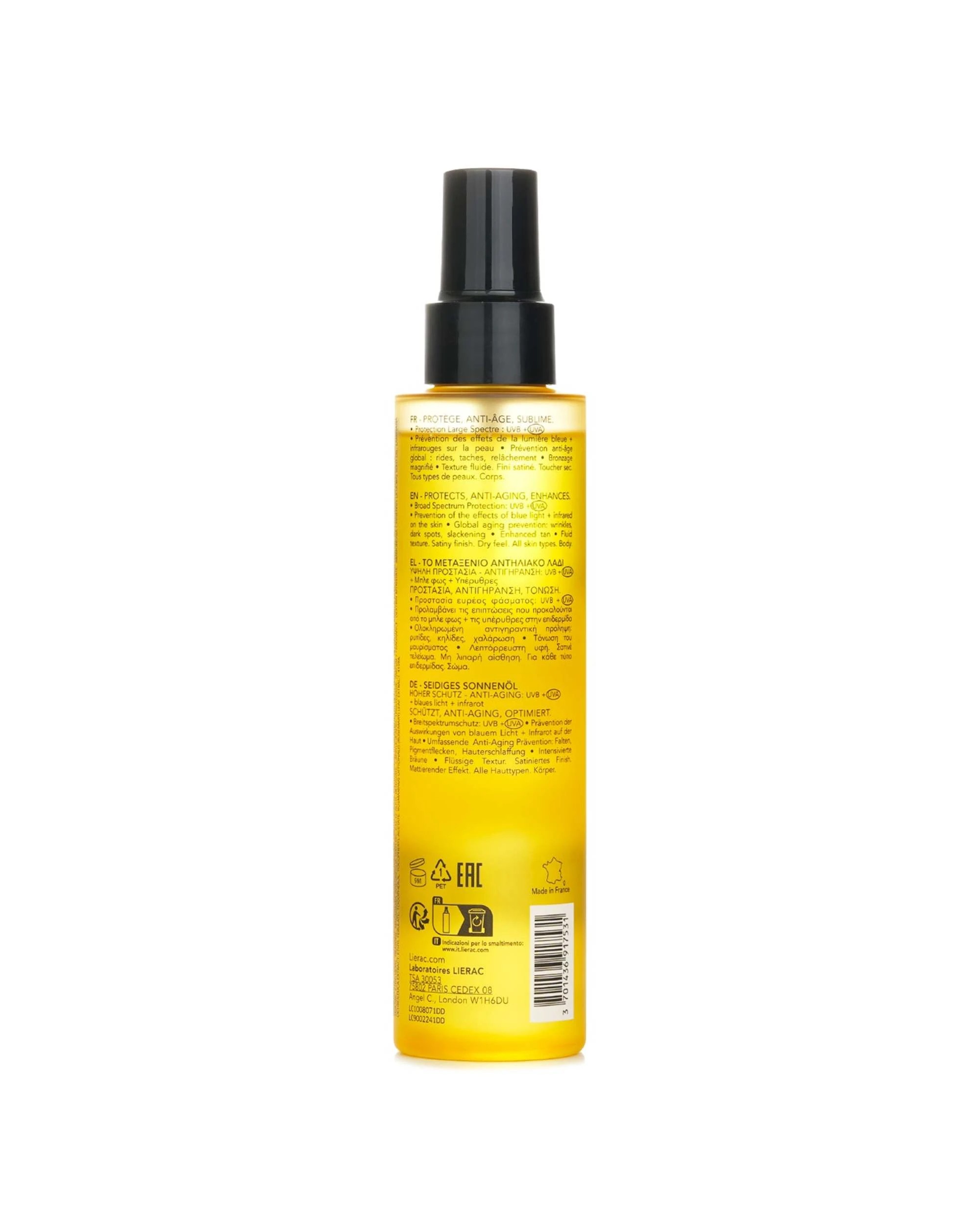 3 Lierac Sunissime The Silky Sun Oil Body SPF 30  150ml, 3 of 3