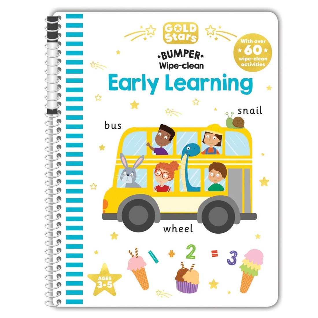 1 Gold Stars: Bumper Wipe-Clean Early Learning Activity Book, 1 of 2
