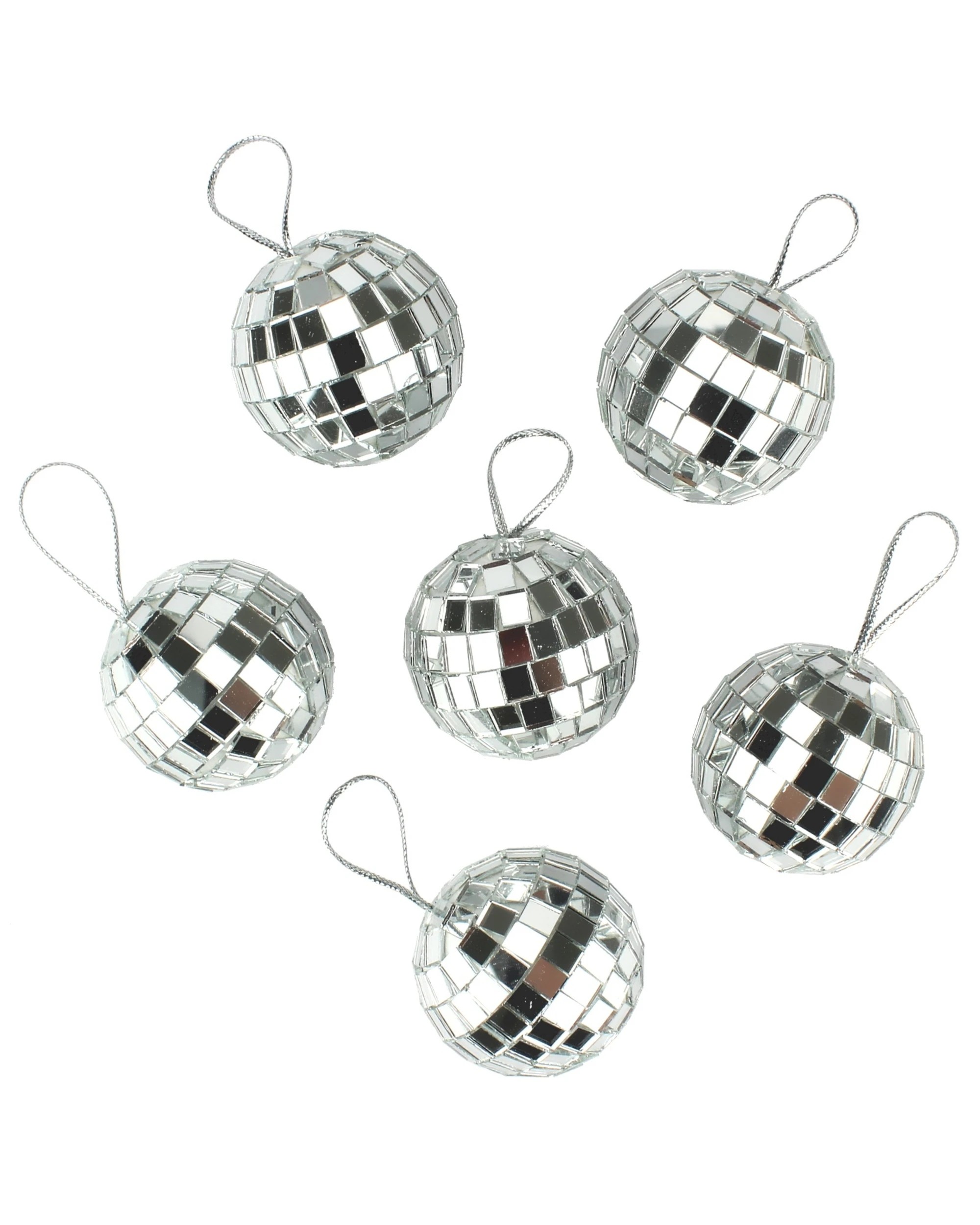 1 Partyrama Mini 4cm Disco Mirror Balls Box of 6, 1 of 1