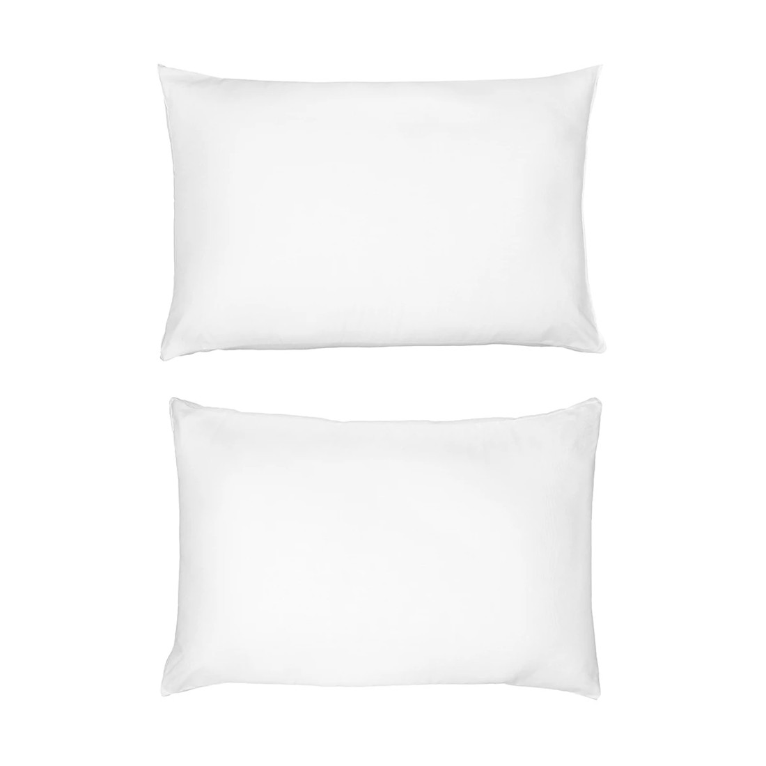 1 2 Pack Cotton Rich Cover Pillows - High Profile, White, 1 of 2