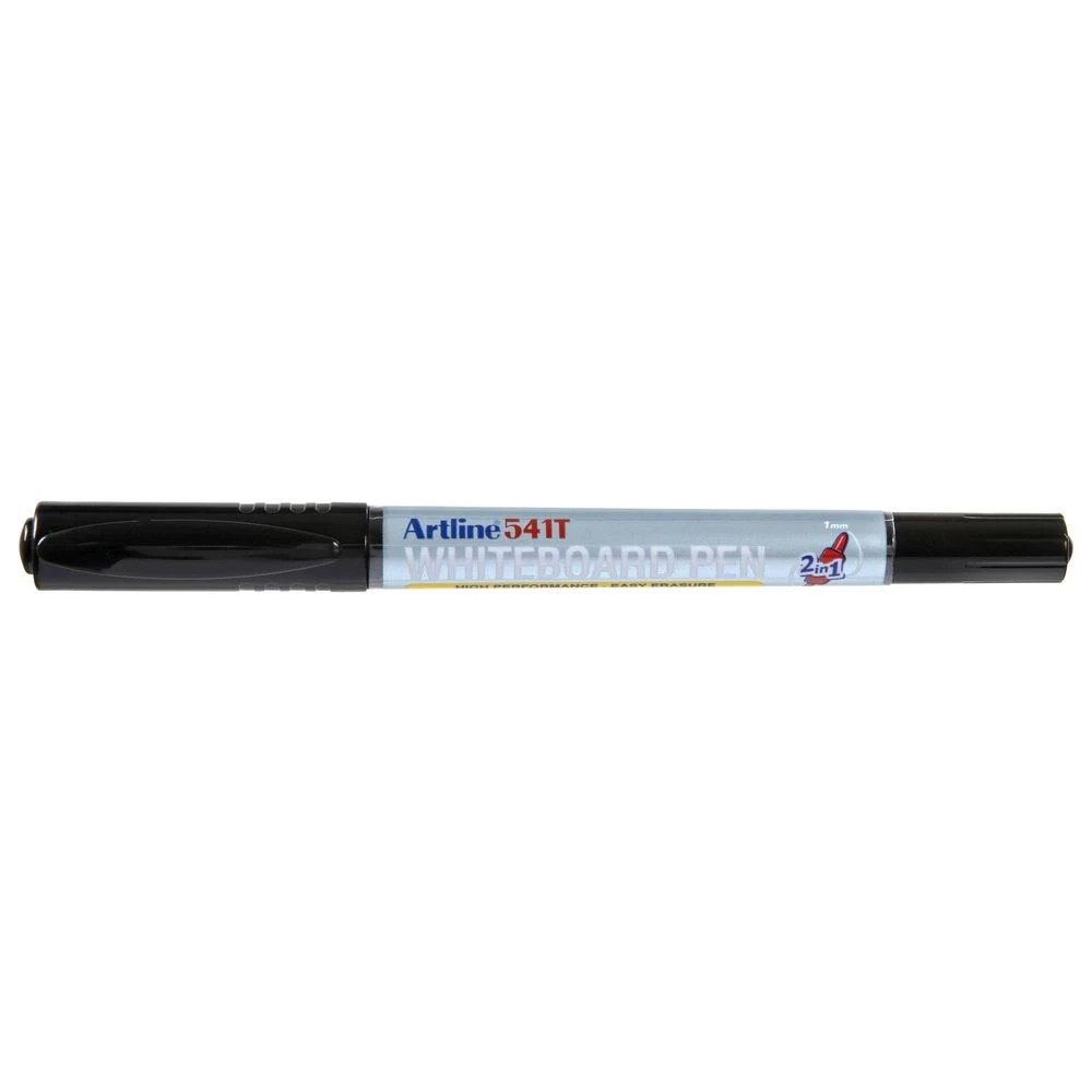 Artline 541T Dual Nib Whiteboard Markers 2 Pack Black - Kmart