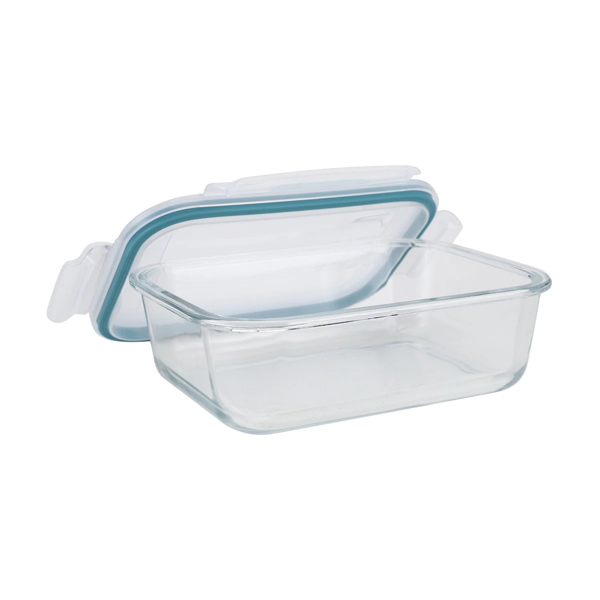 2 1 Litre Glass Food Storage Container, 2 of 3