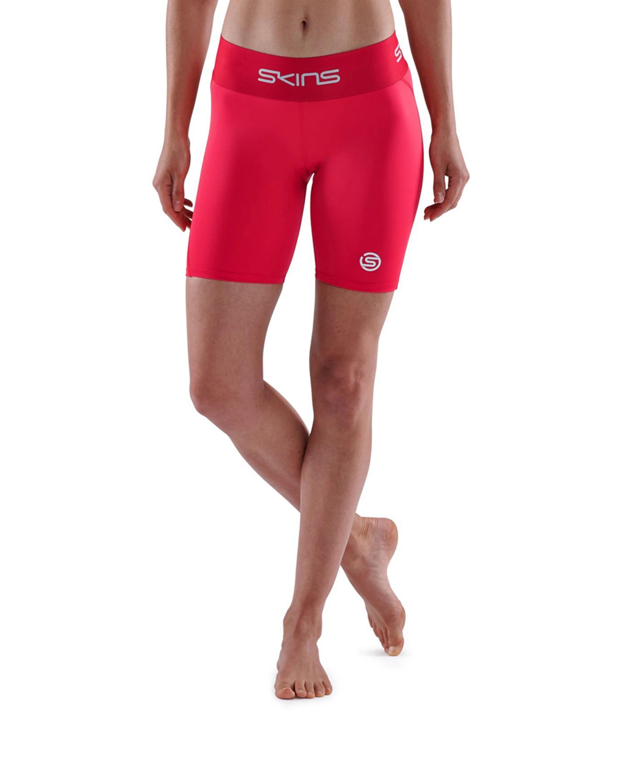 3 SKINS Compression Women's Series-1 Activewear Half Tight RED, 3 of 4