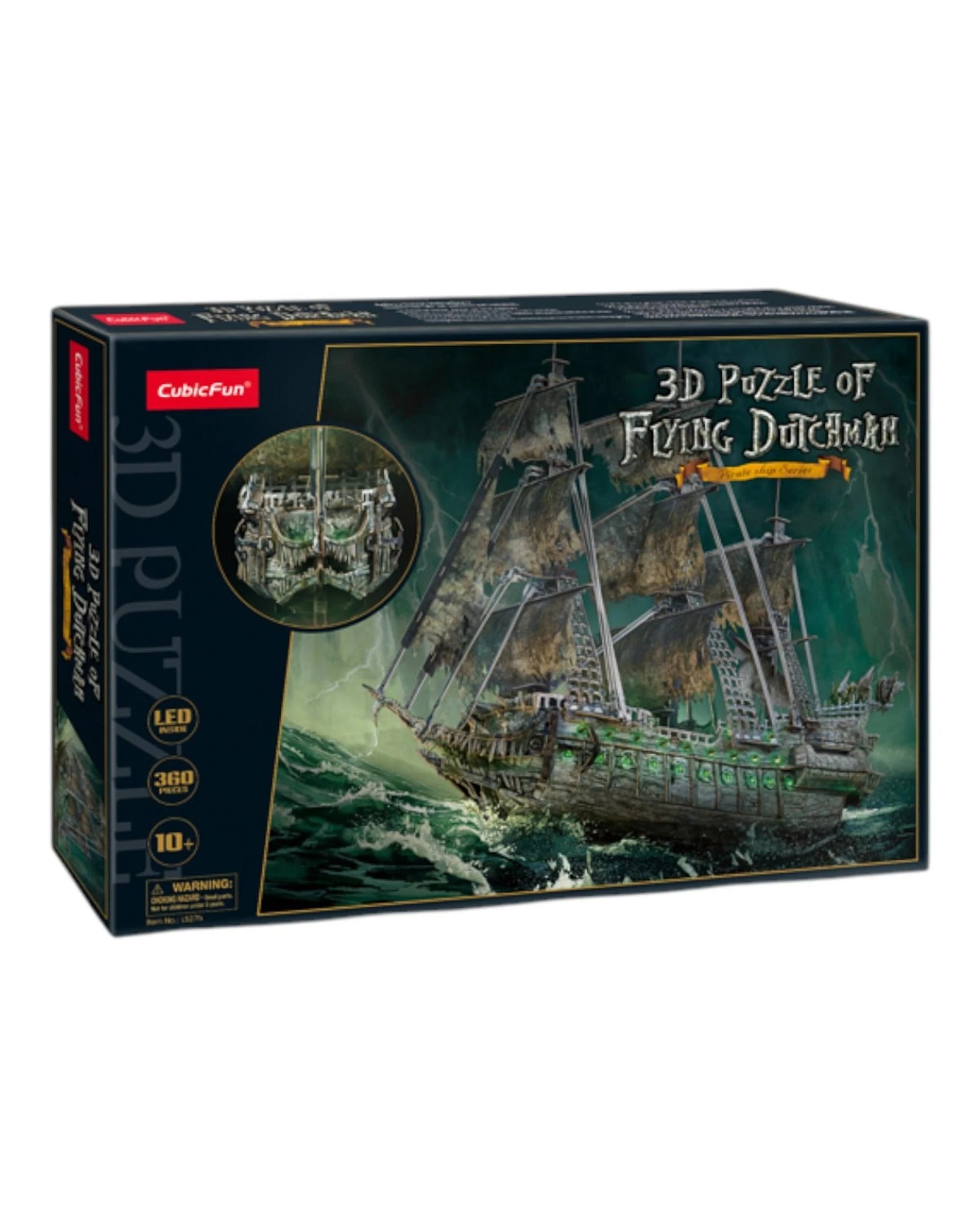 3 CubicFun Flying Dutchman 360 Piece 3D Jigsaw Puzzle, 3 of 4