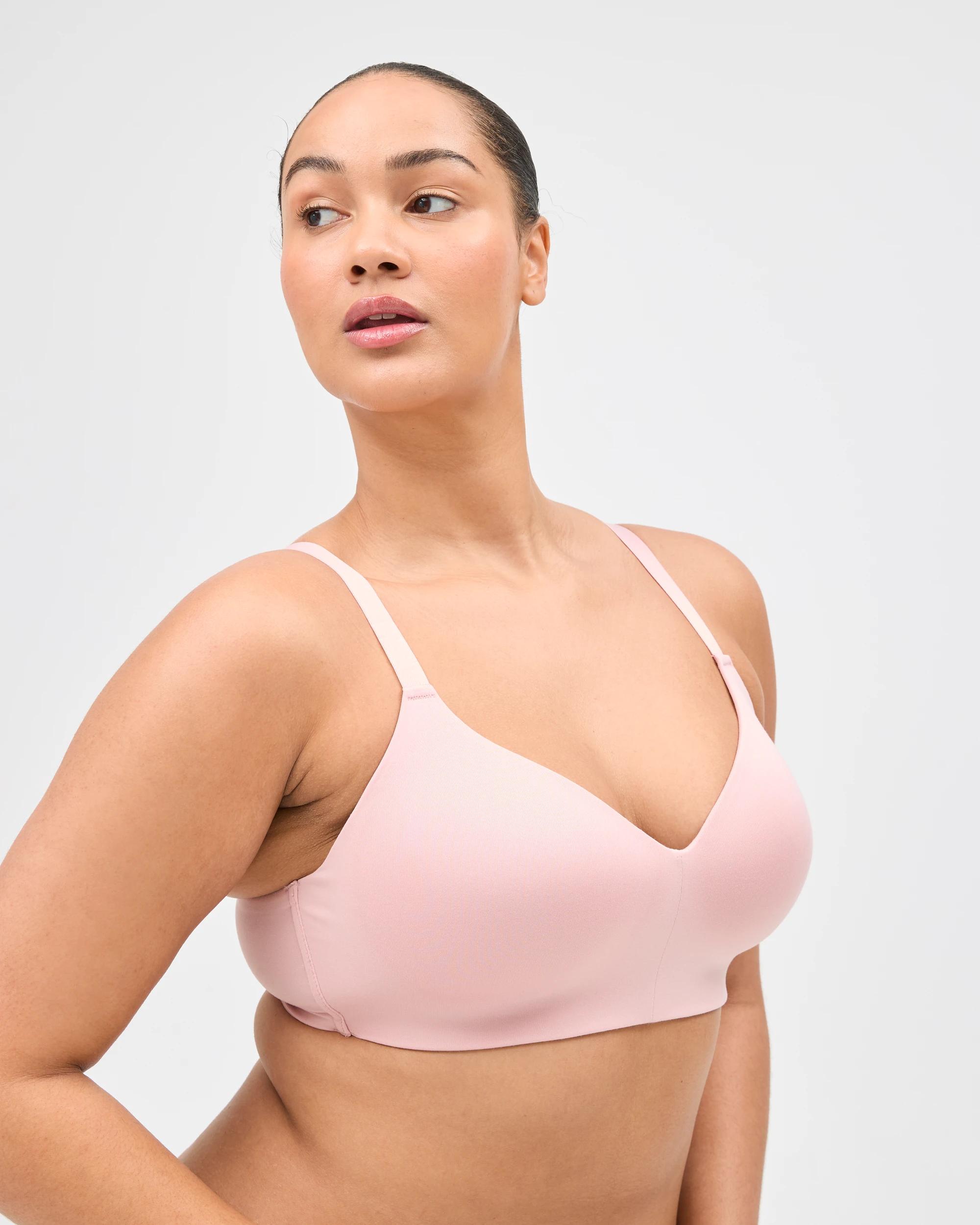 2 Target Curve Plus Size Fuller Cup Wirefree T-Shirt Bra SOFT ROSE, 2 of 3