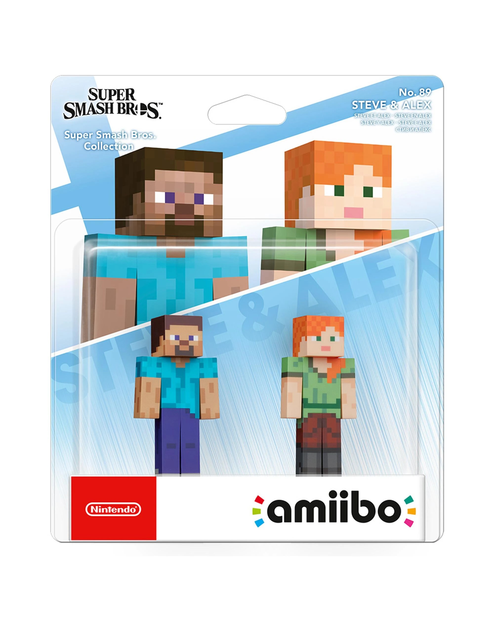 1 Nintendo Minecraft Steve and Alex Amiibo - Super Smash Bros. Collection, 1 of 1