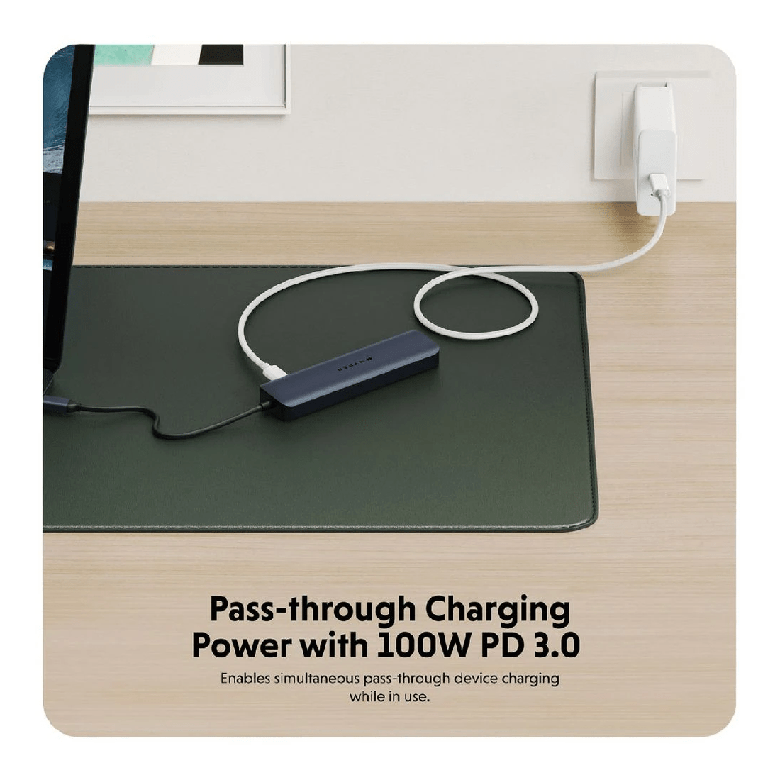 9 Hyperdrive 7-port USB-C Hub Midnight Blue, 9 of 10