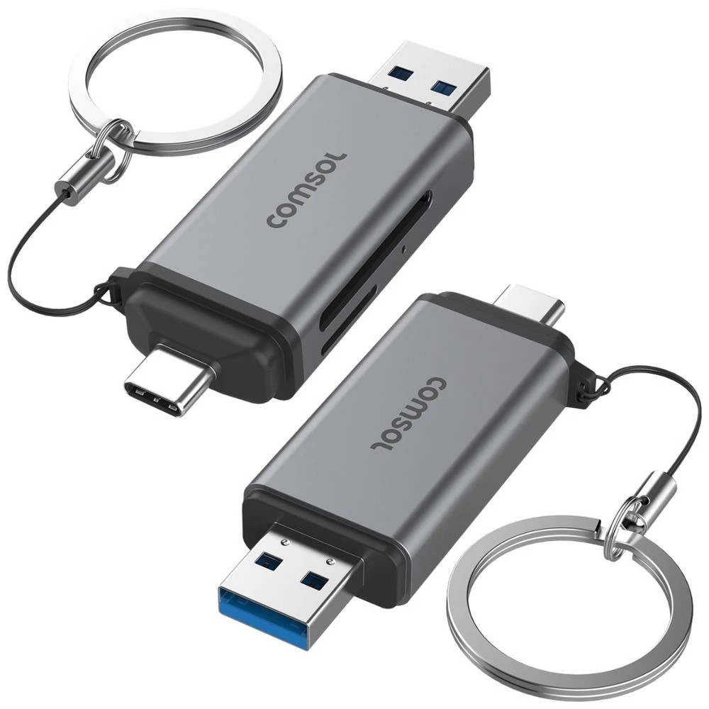 4 Comsol Dual USB-C/A SD Card Reader, 4 of 4