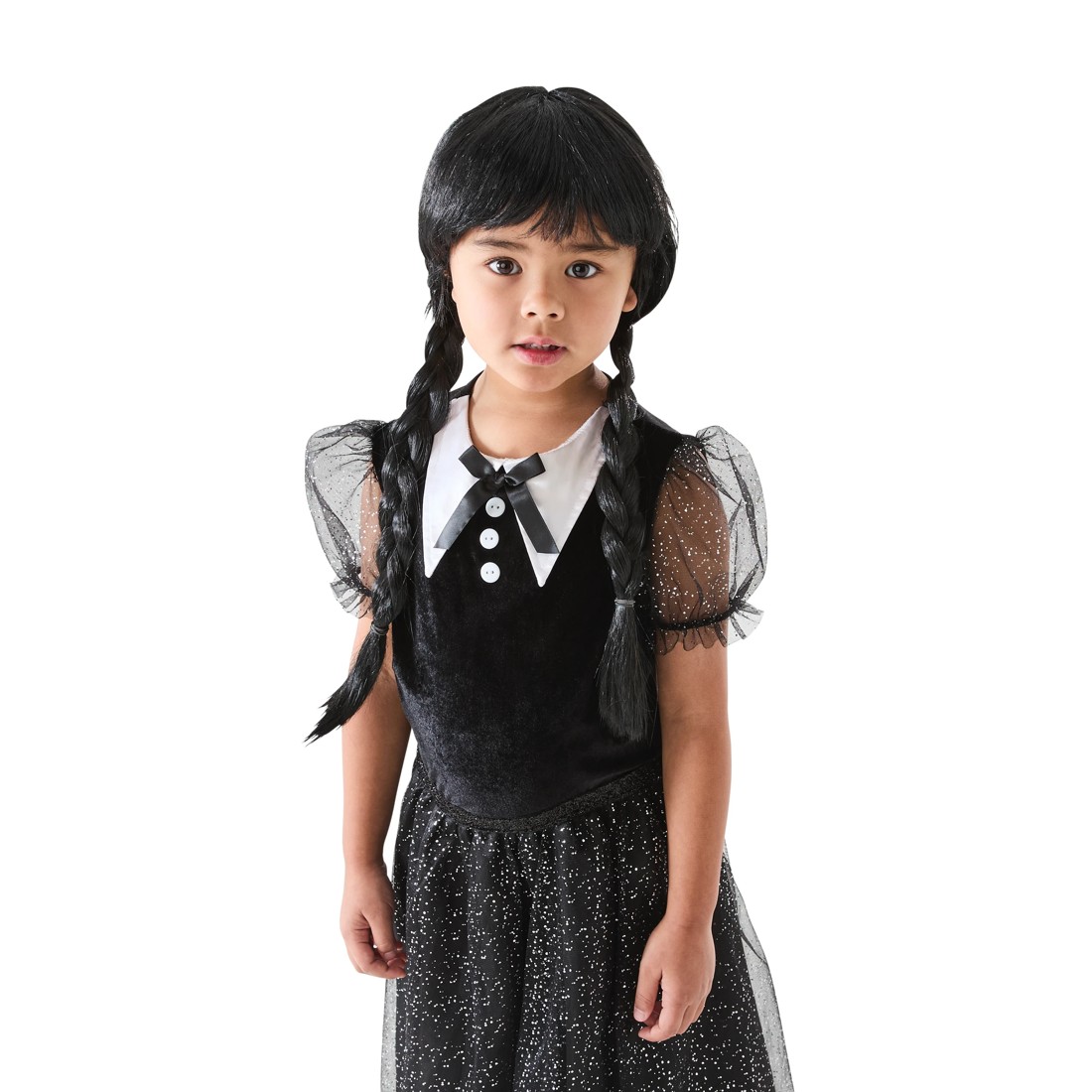 4 Horror Girl with Wig Costume - Ages 4-6, 4 of 10