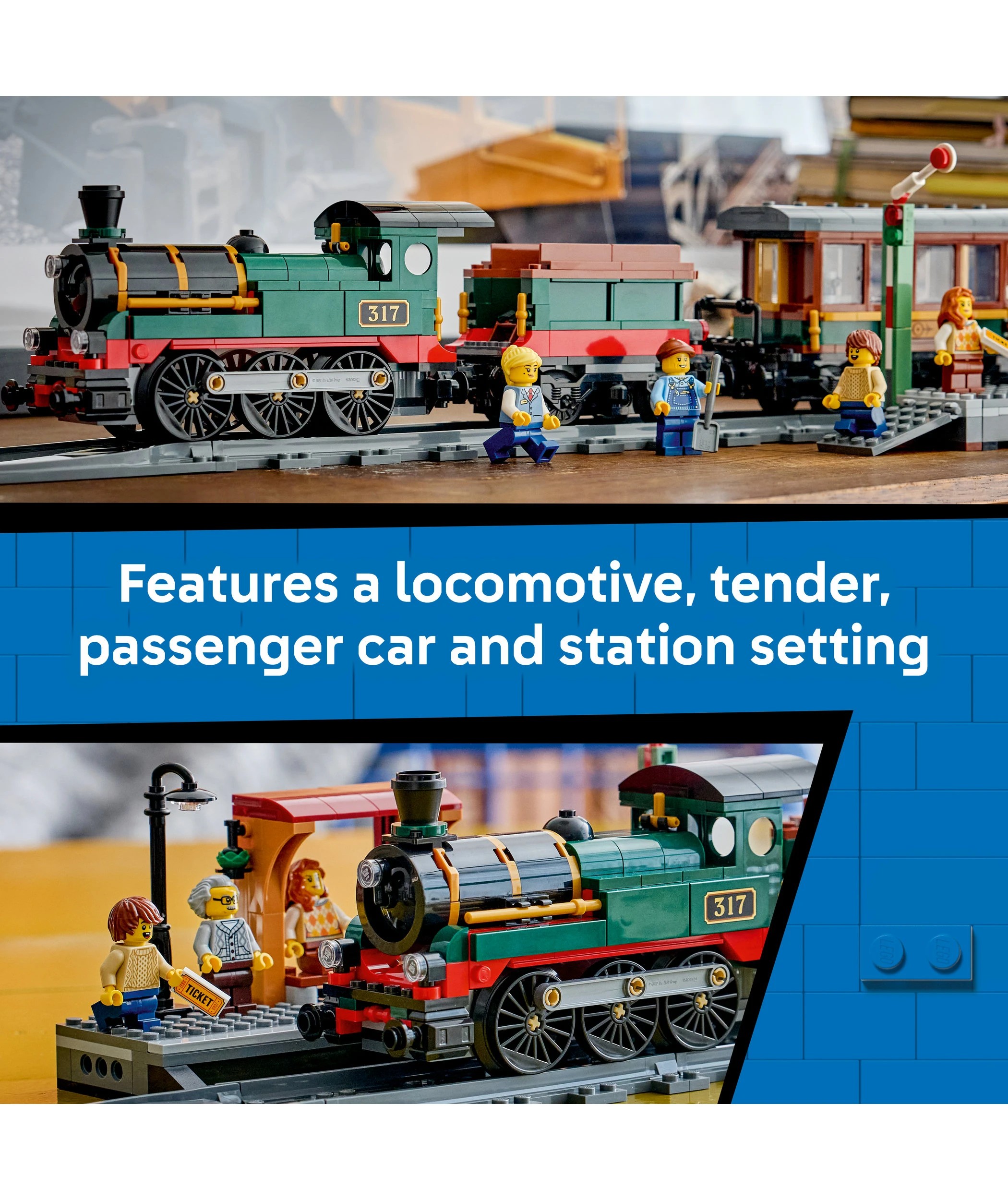 4 LEGO City Vintage Steam Train 60511, 4 of 9