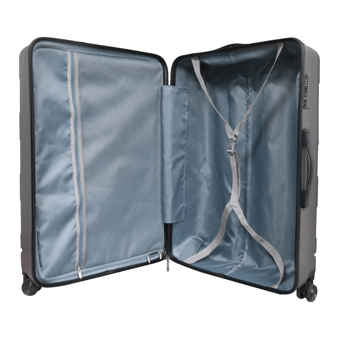 7 Cuban Hard Suitcase with Lock and weighing handle 69cm, 7 of 7