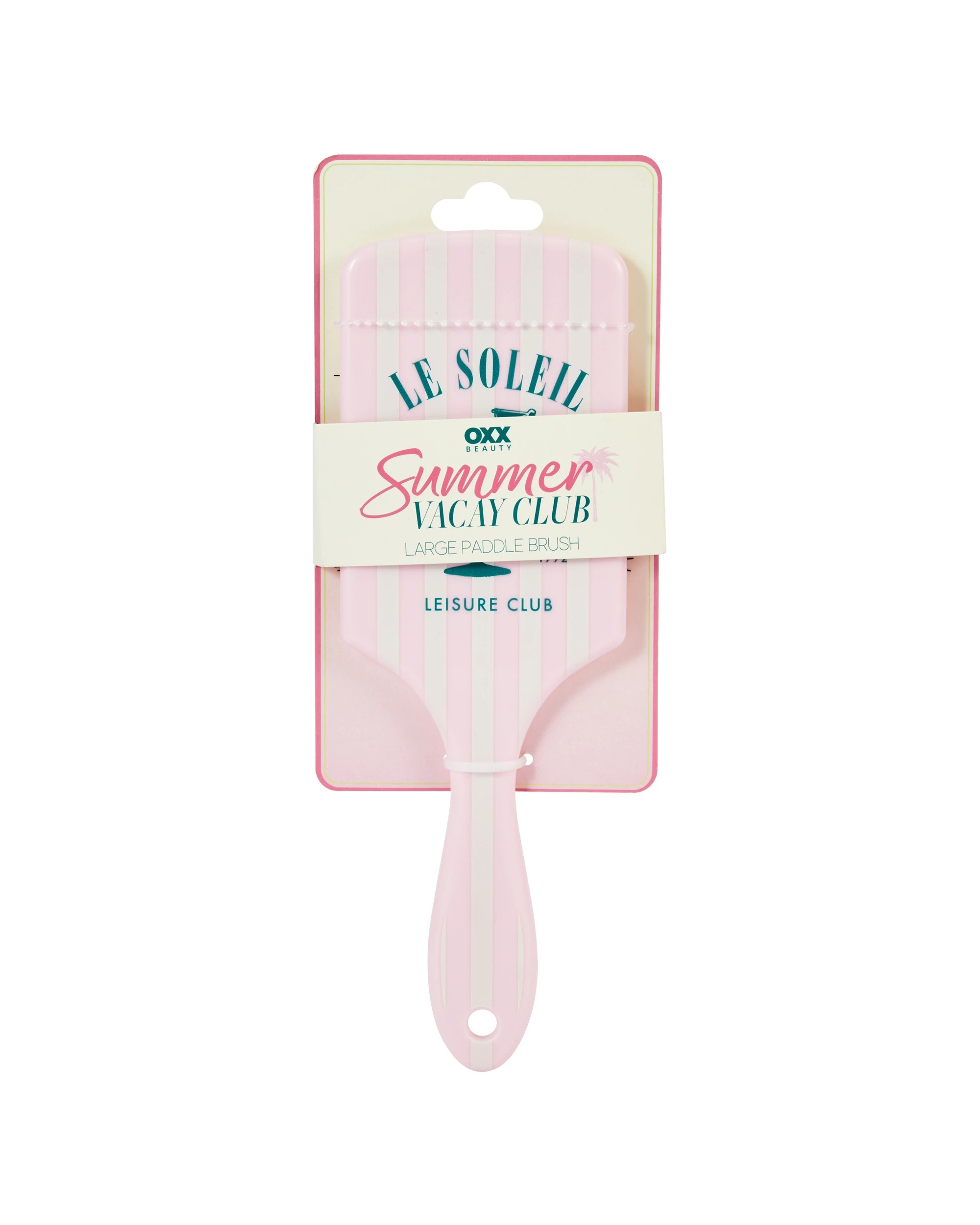 4 OXX Cosmetics Summer Vacay Club Large Paddle Brush - Pink, 4 of 4