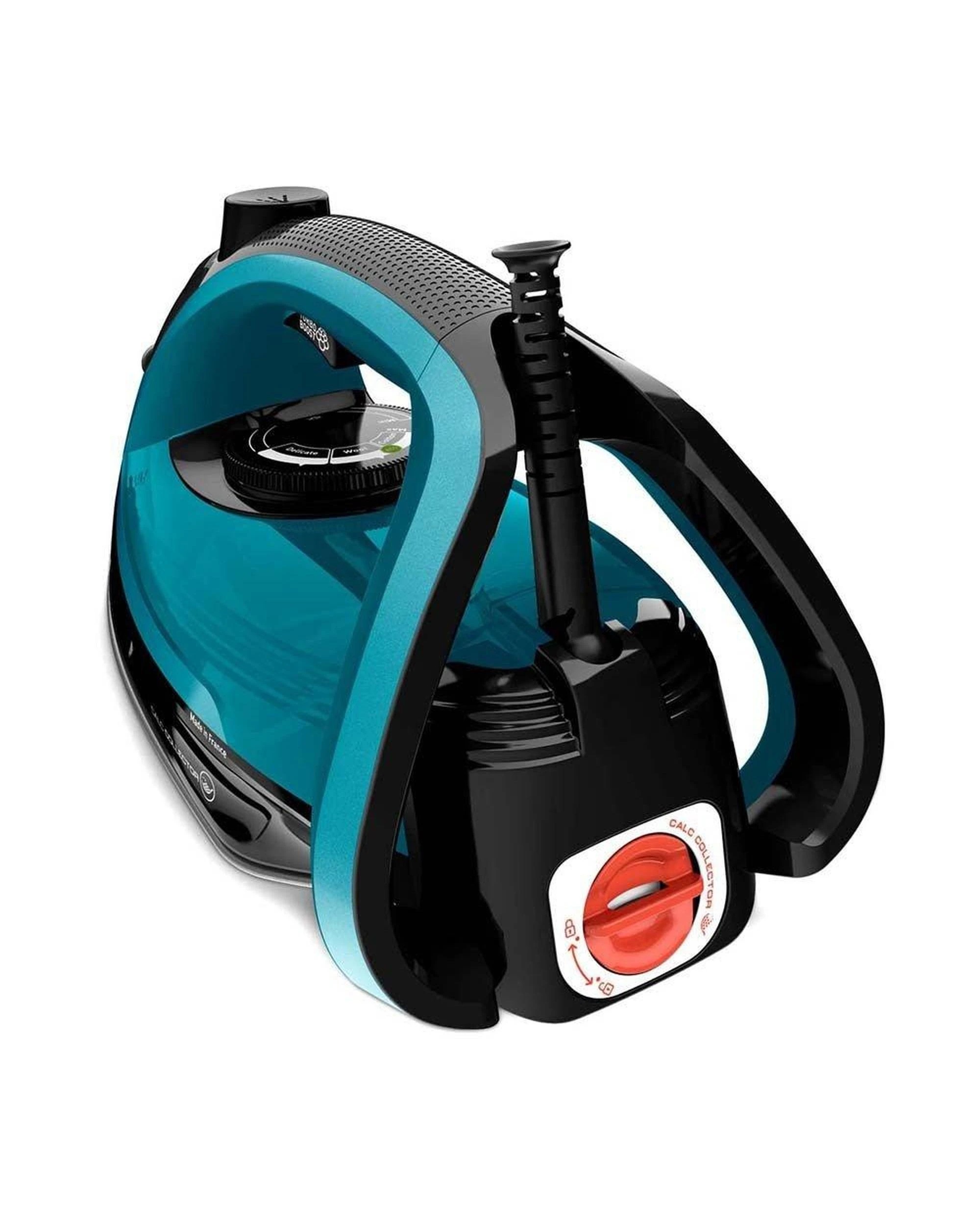 6 Tefal Ultraglide 2400W Anti-Calc Plus Iron - Black/Blue, 6 of 7