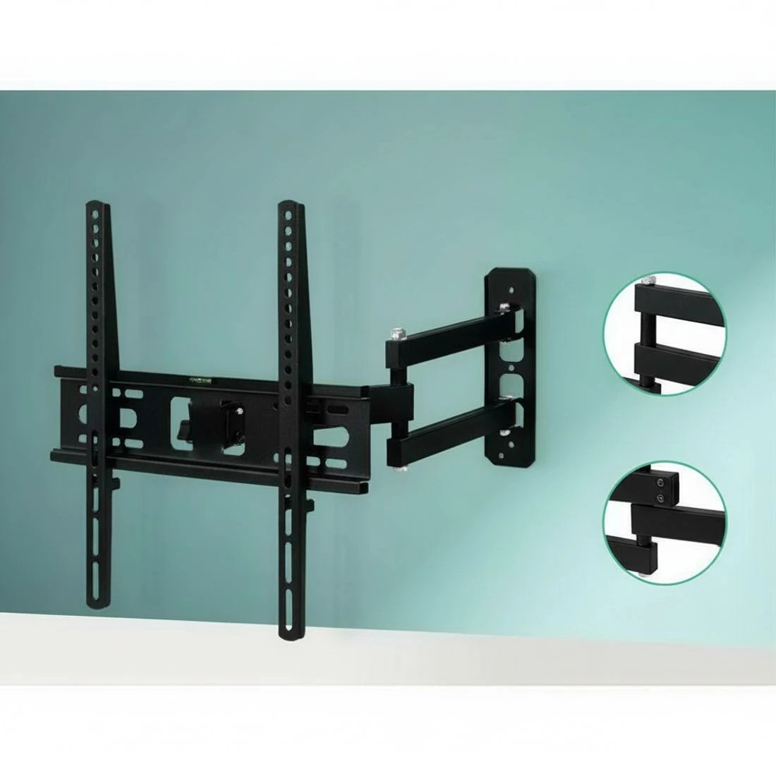 4 Artiss TV Wall Mount Bracket for 23"-55" LED LCD TVs Full Motion Strong Arms - Black, 4 of 6