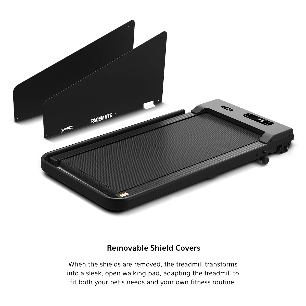 6 LSG PaceMate 2-in-1 Dog Treadmill & Walking Pad - Black, 6 of 9