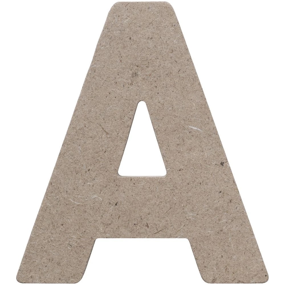 2 Born Wooden Alphabet Letter A 10cm, 2 of 3