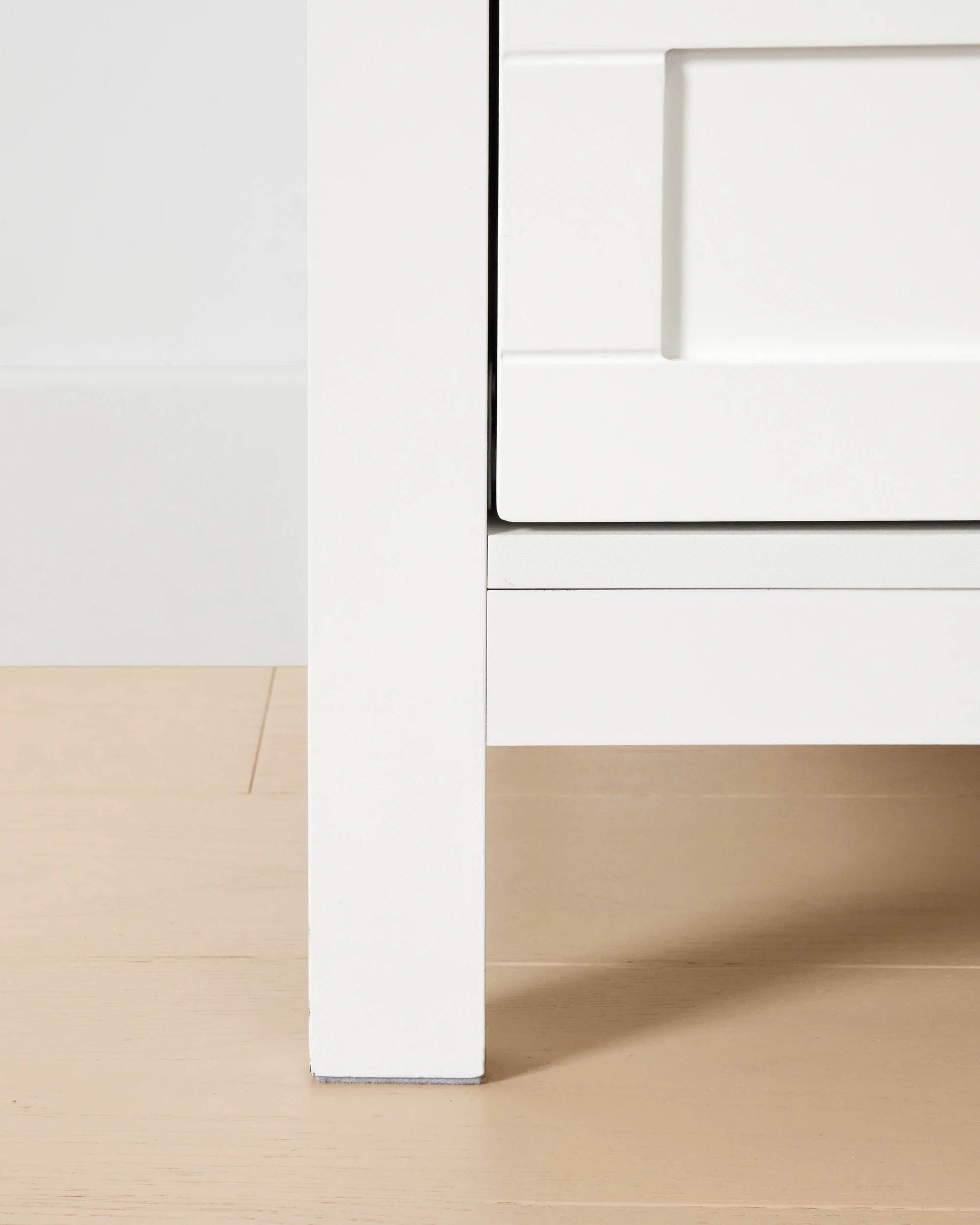 8 Camille 3 Drawer Bedside Table - White, 8 of 9