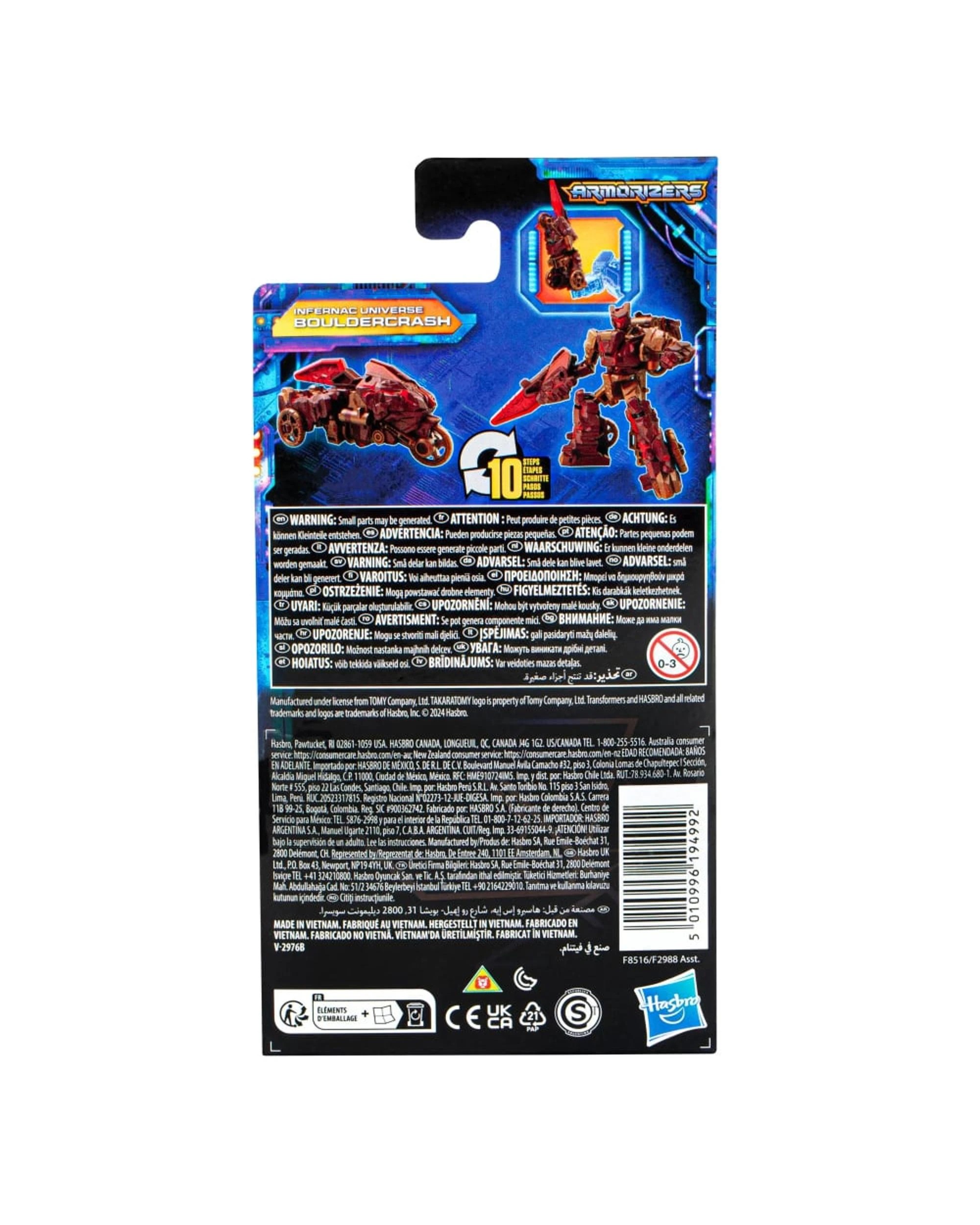 4 Transformers Legacy United Infernac Universe Bouldercrash Core Class Action Figure, 4 of 4