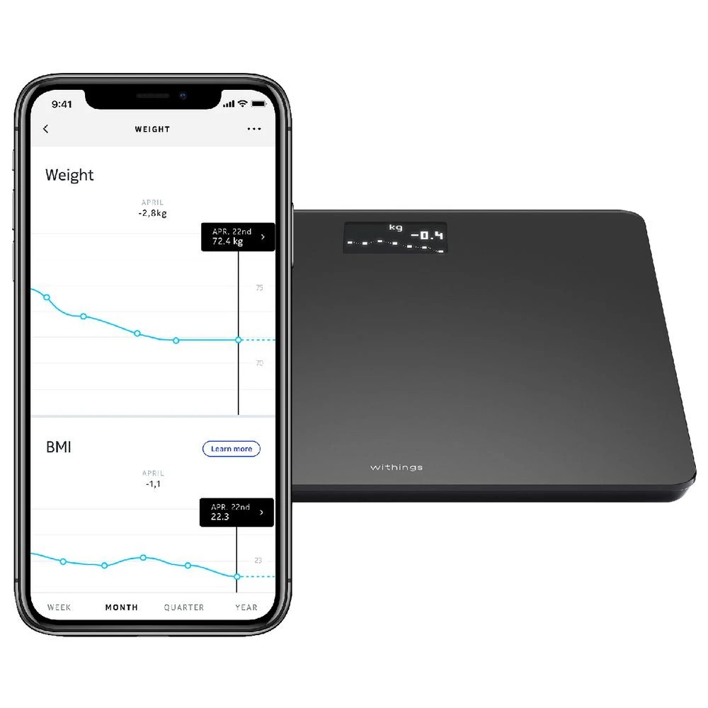 3 Withings BMI WiFi Smart Scale Black, 3 of 3