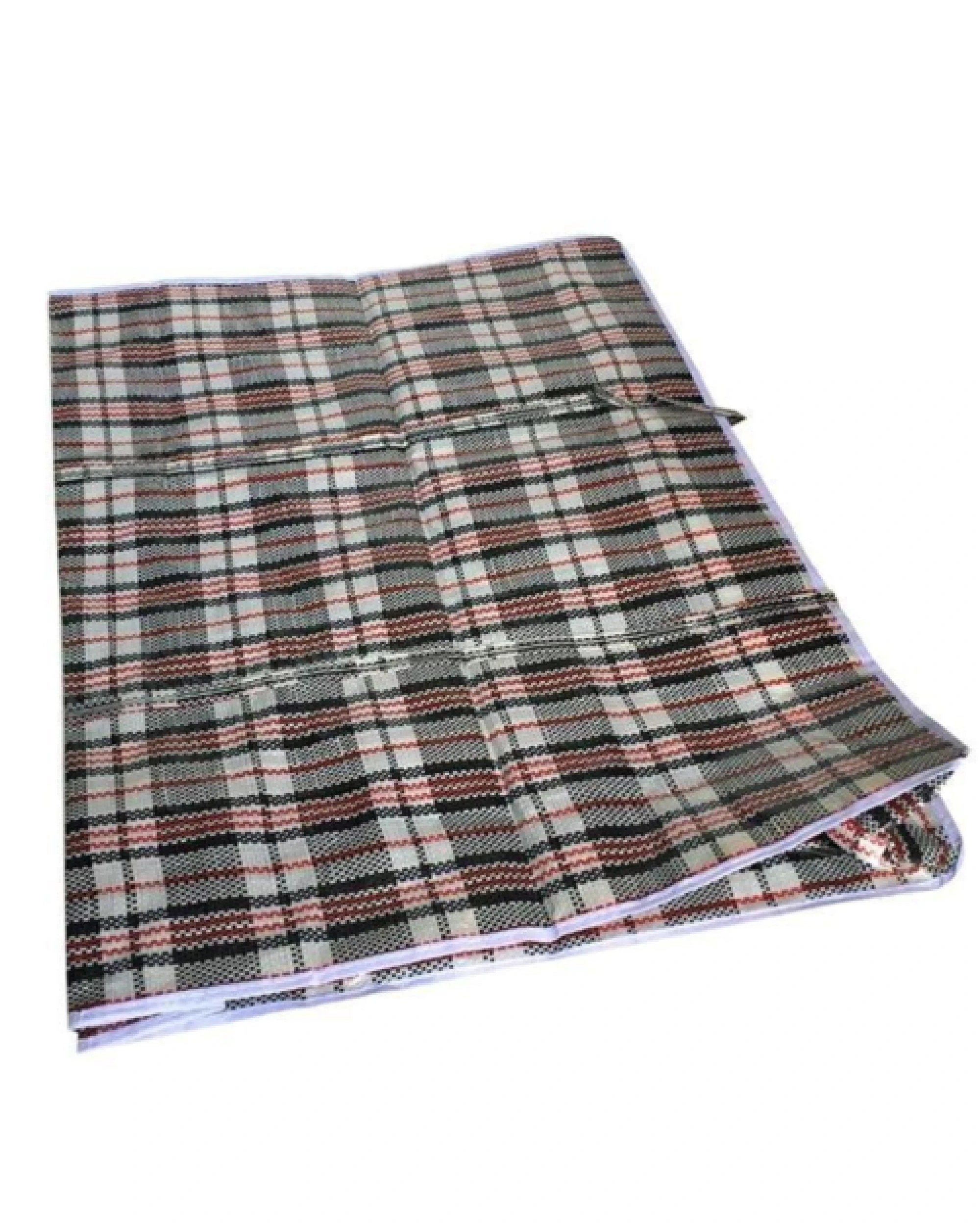 4 BR Home 48x JUMBO Stripe Bag Packing Storage Strip Zip Shopping Travel Check House Moving 78cm x 65cm x 25cm, 4 of 5