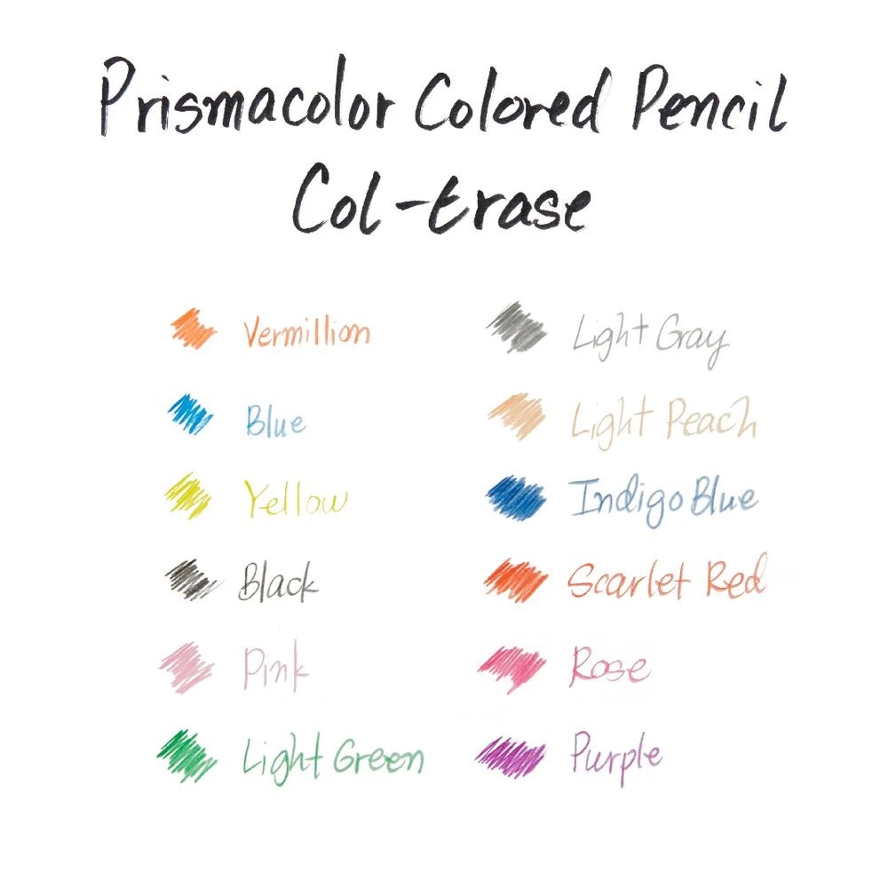 3 Prismacolor Col-Erase Erasable Coloured Pencils 24 Pack, 3 of 3
