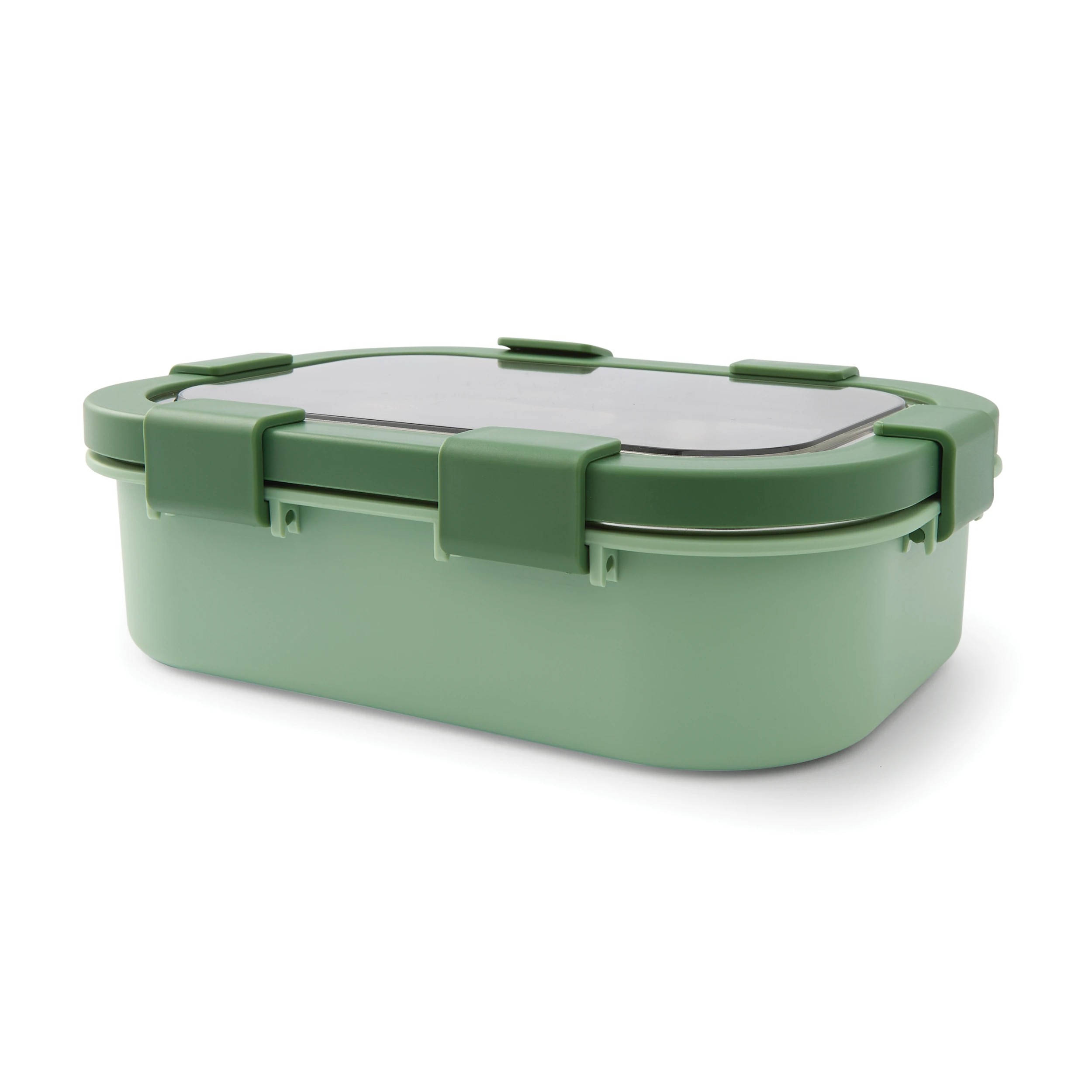 5 650ml Green Stainless Steel Lunch Box, 5 of 10
