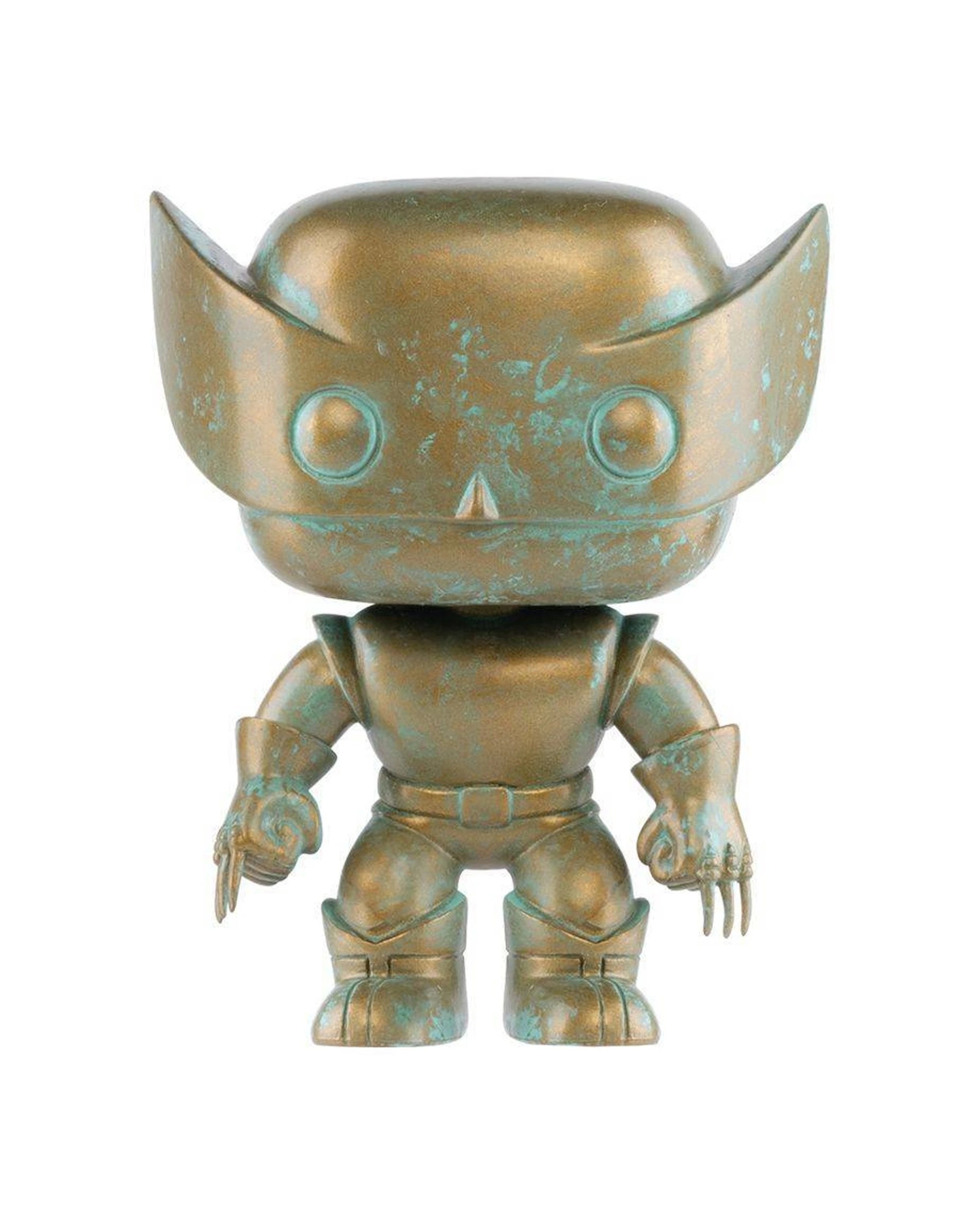 2 Pop Vinyl Figurine Marvel Comics 80th Anniversary - Wolverine Patina - 10cm - Gold, 2 of 3