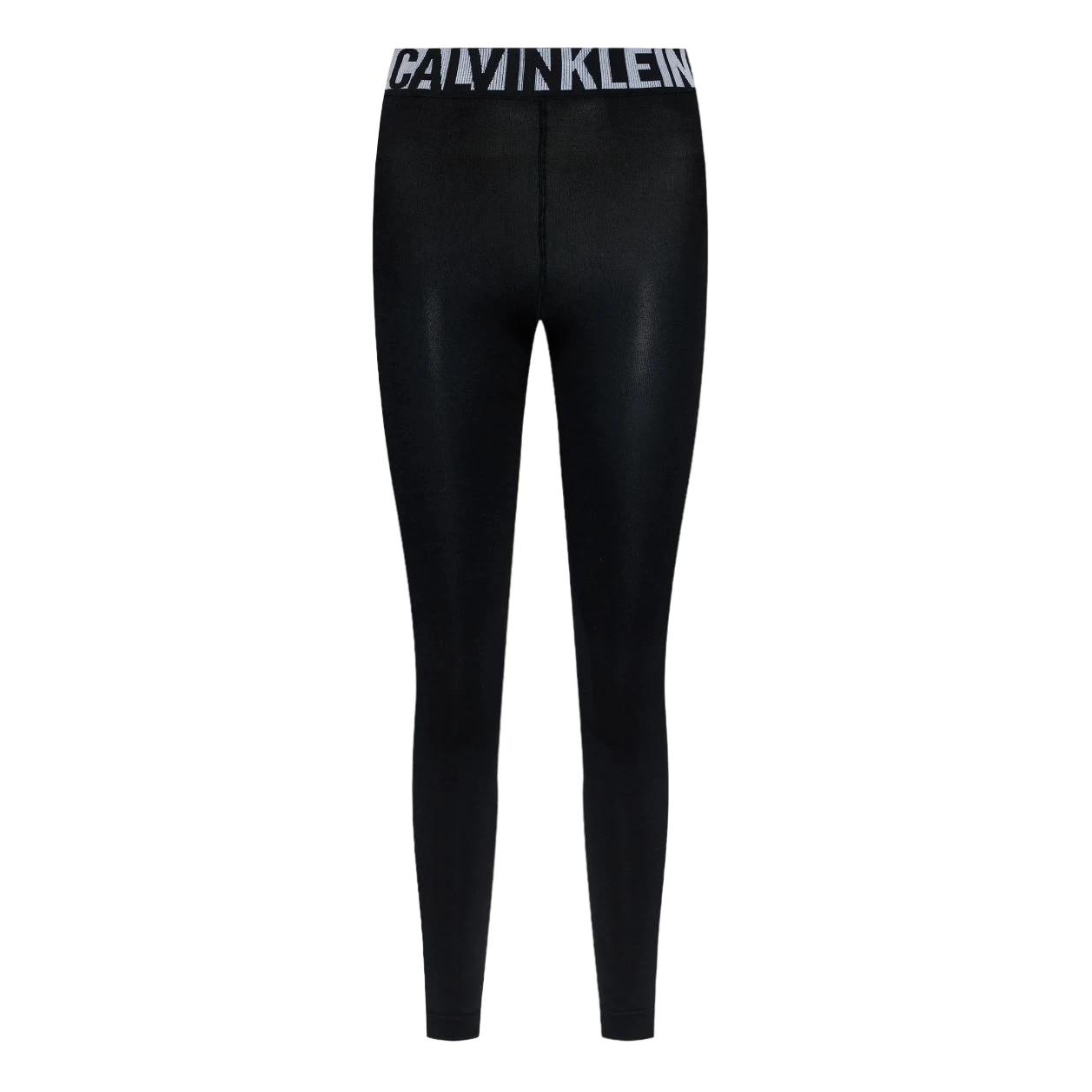 3 Calvin Klein 3 Pack Womens Black Slim Fit Pull On Leggings BLACK, 3 of 4