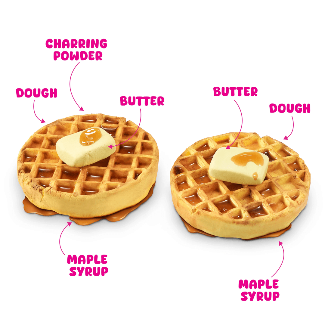 6 9 Piece Zuru Slime Mart Make Your Own Realistic Slime Food Playset - Waffles, 6 of 9